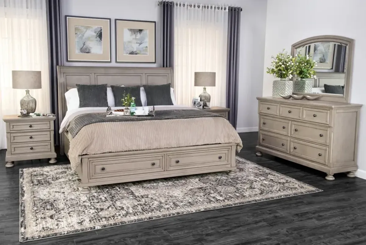Panache Grey Area Rug - 6 7  X 9 6 