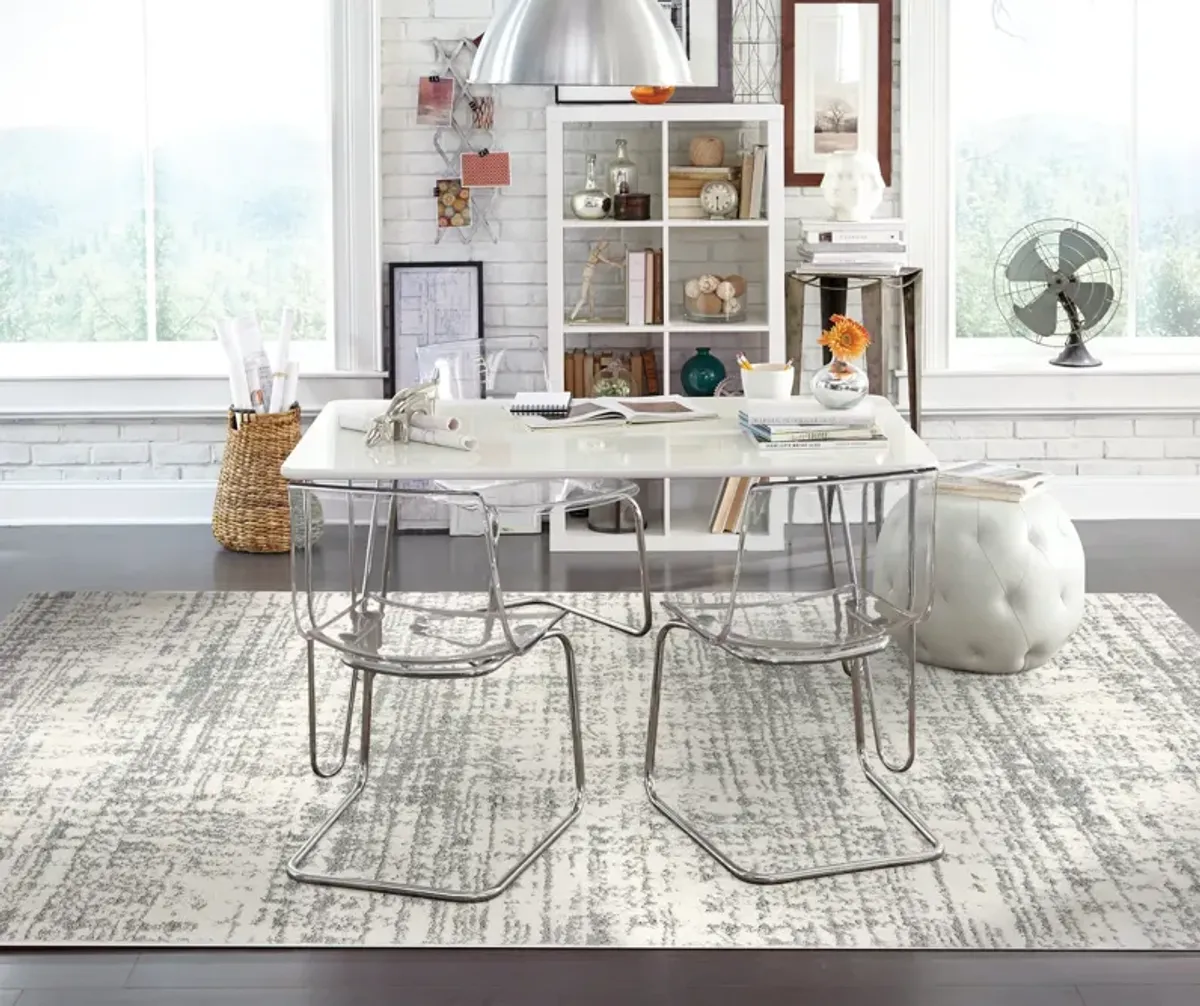 Verona Grey Area Rug - 6 7  X 9 6 