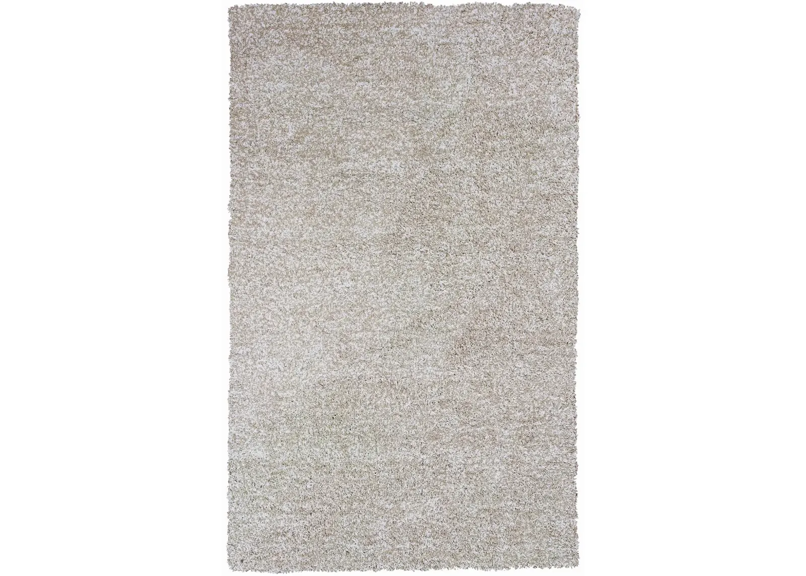 Bliss Shag Ivory Heather Area Rug - 5 0  x 7 0 