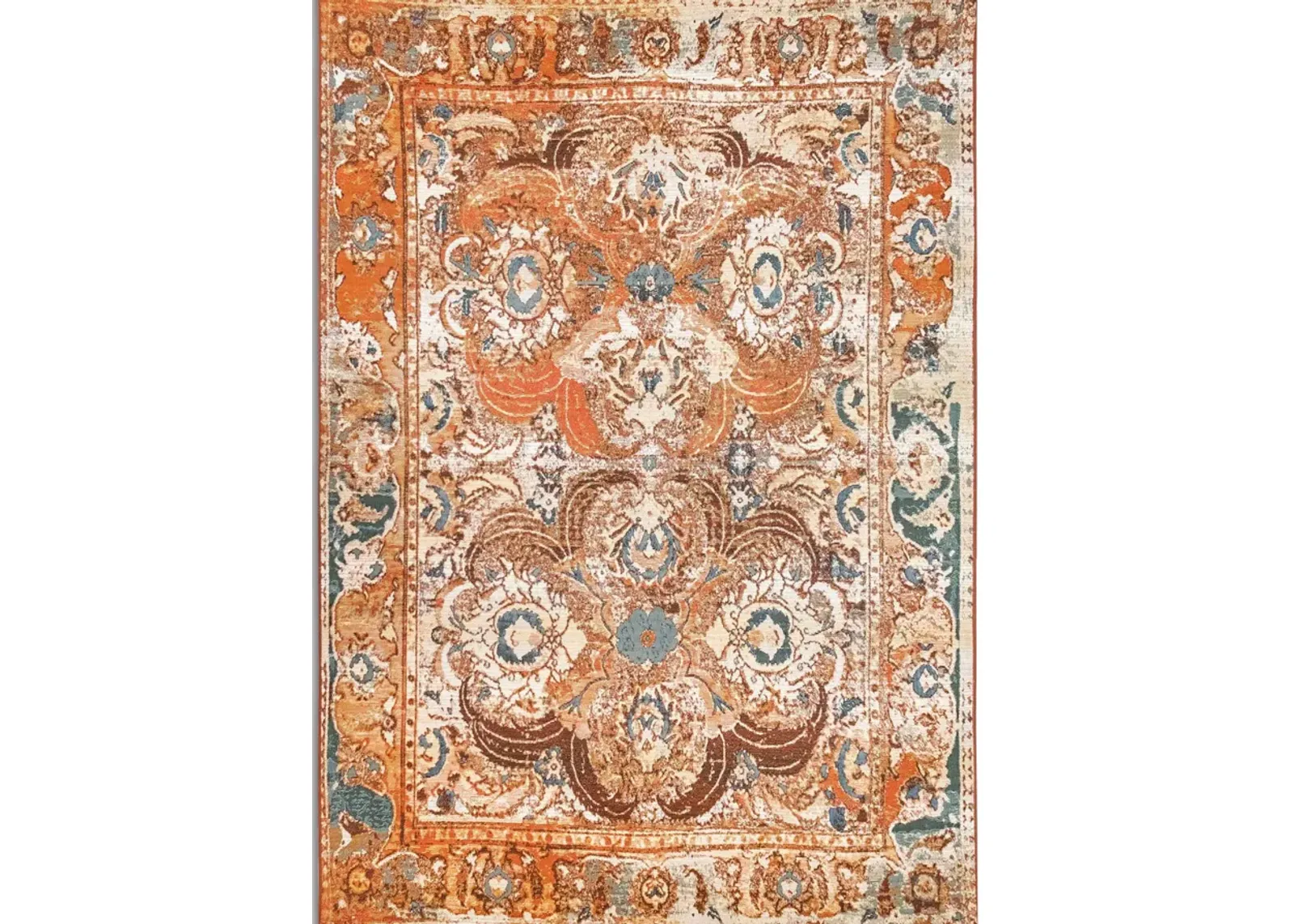 Marina Kashan Amber Area Rug - 6 6  X 9 4 