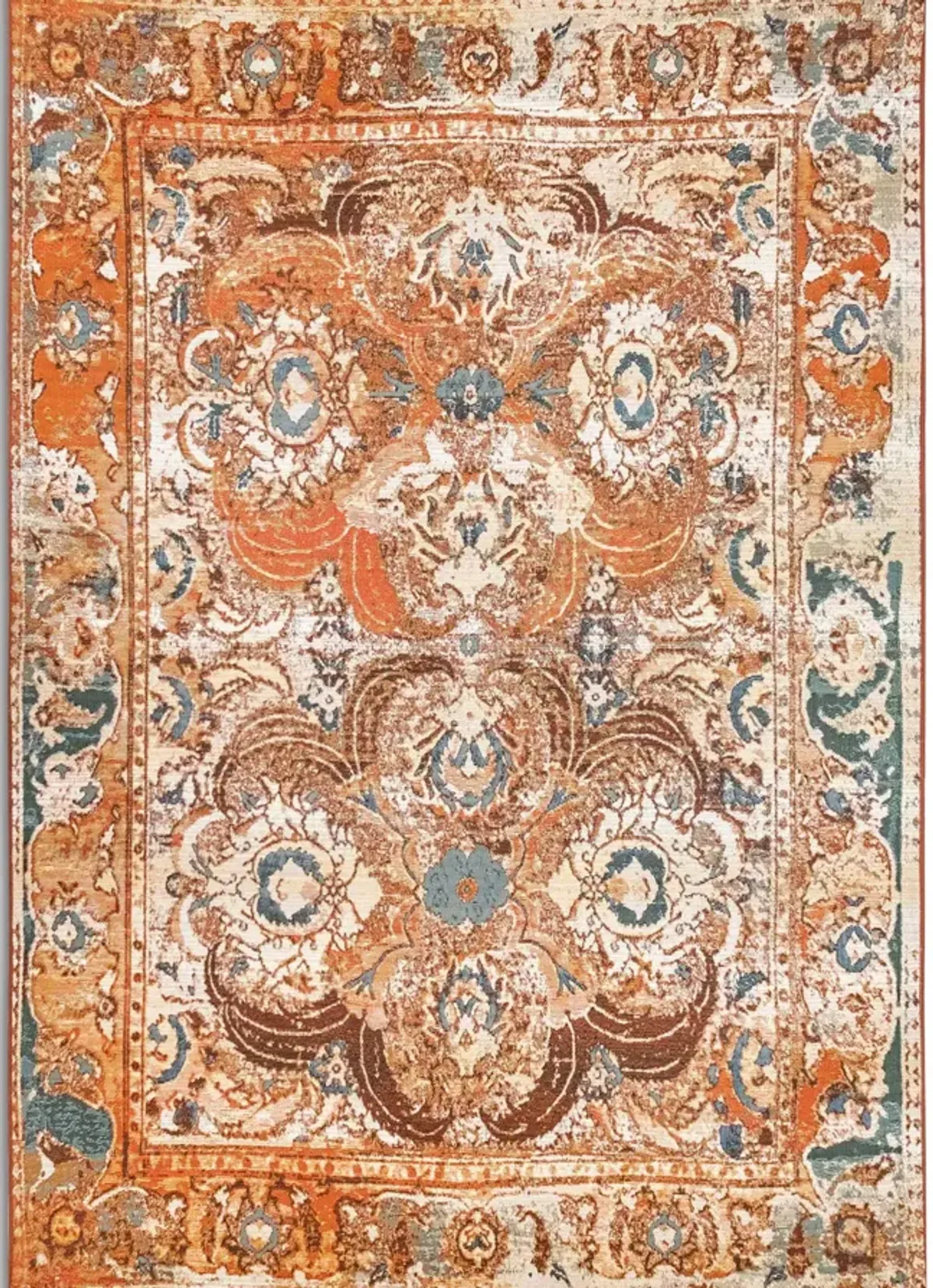 Marina Kashan Amber Area Rug - 6 6  X 9 4 