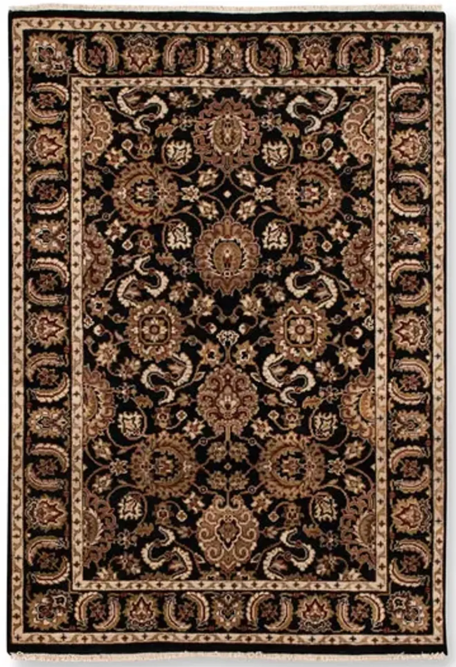 Hand Knotted Area Rug - 4 0  X 6 0 