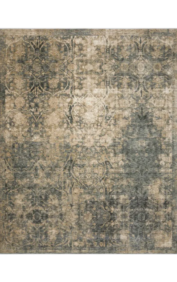 Magnolia Home Kennedy Lagoon Sand Area Rug - 6 7  x 9 4  