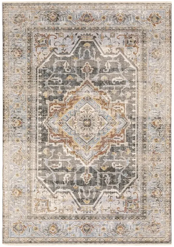 Maharaja Stone Area Rug - 6 7  X 9 6 