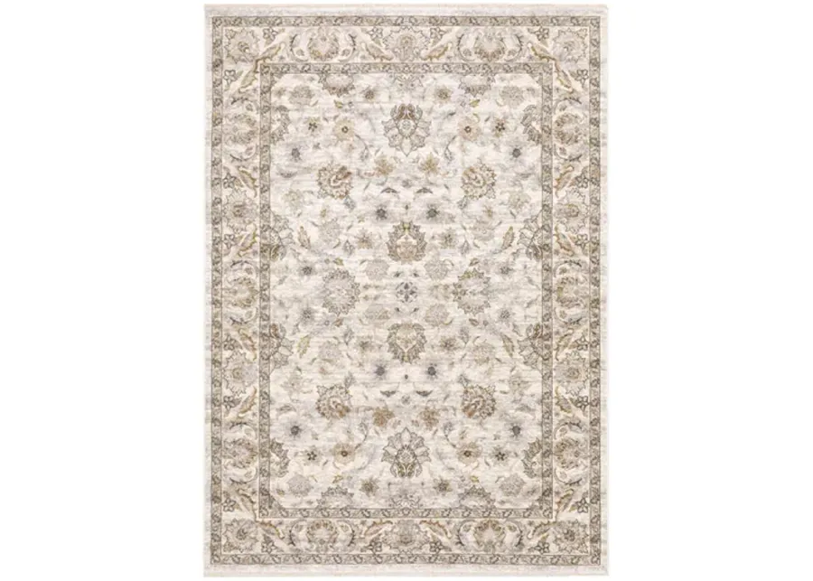 Maharaja Pearl Area Rug - 6 7  X 9 6 