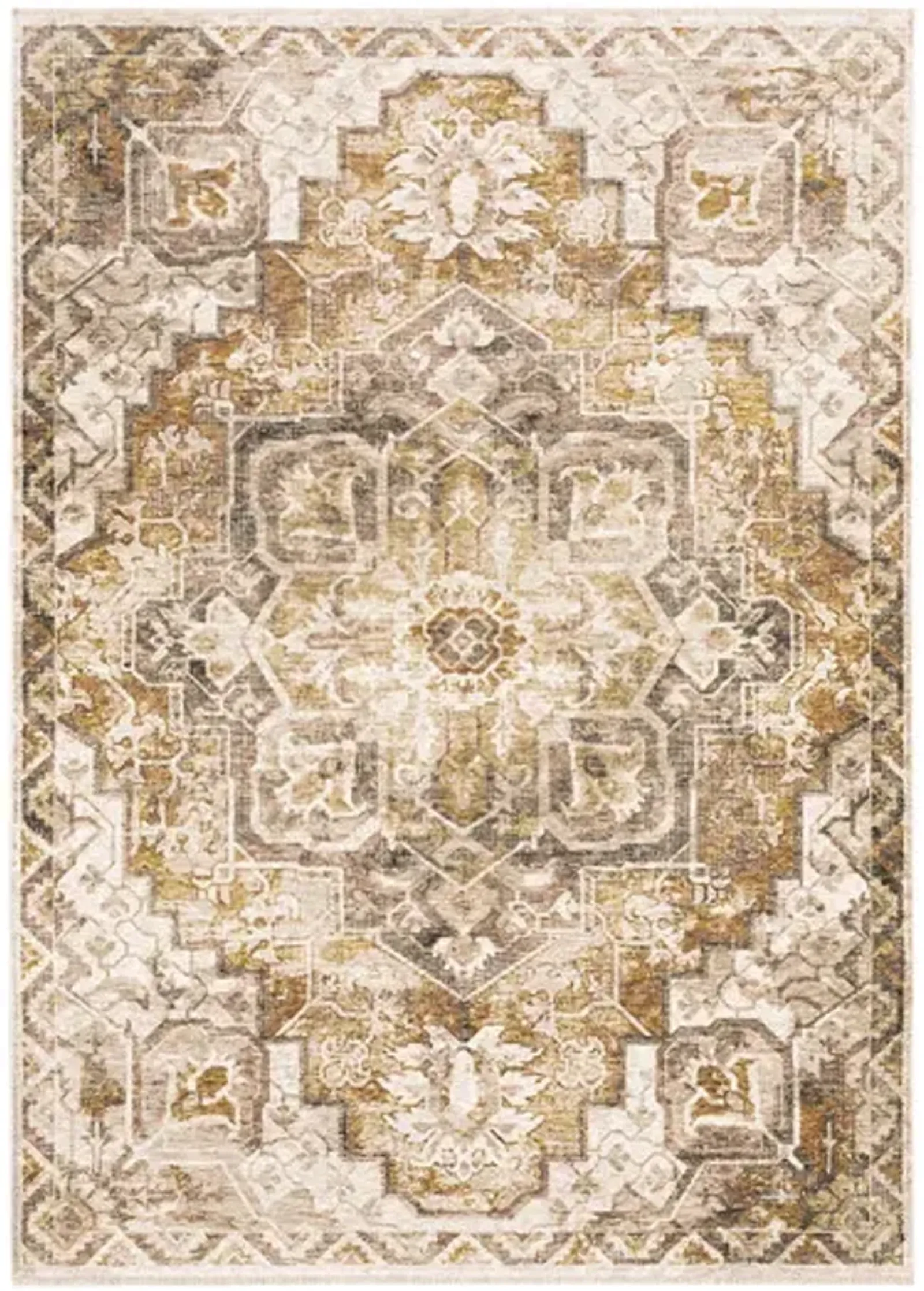 Maharaja Amber Area Rug - 6 7  X 9 6 