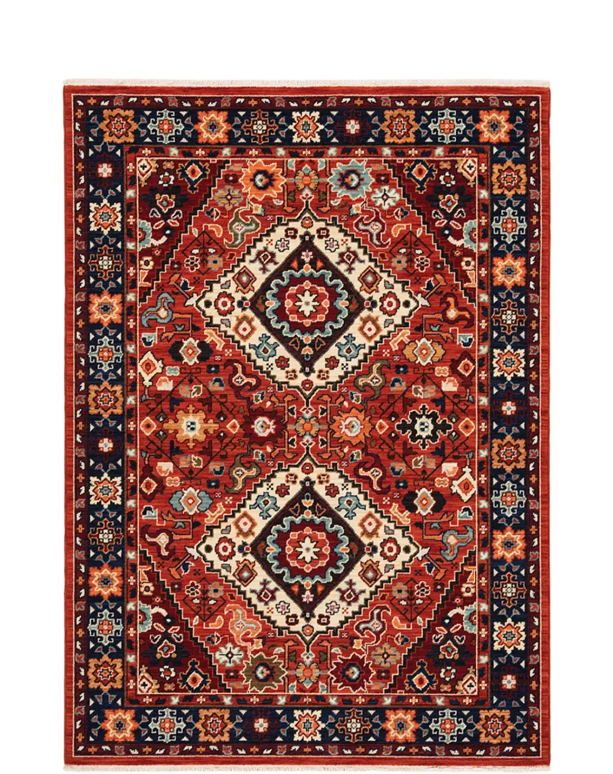 Lilihan Garnet Area Rug - 6 7  X 9 6 