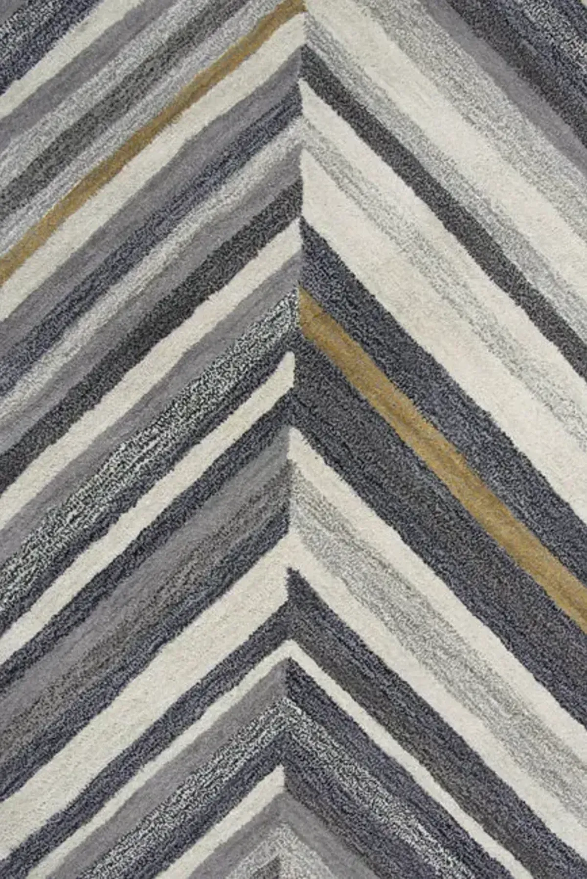 Montane Grey Chevron Area Rug - 6 0  X 9 0 