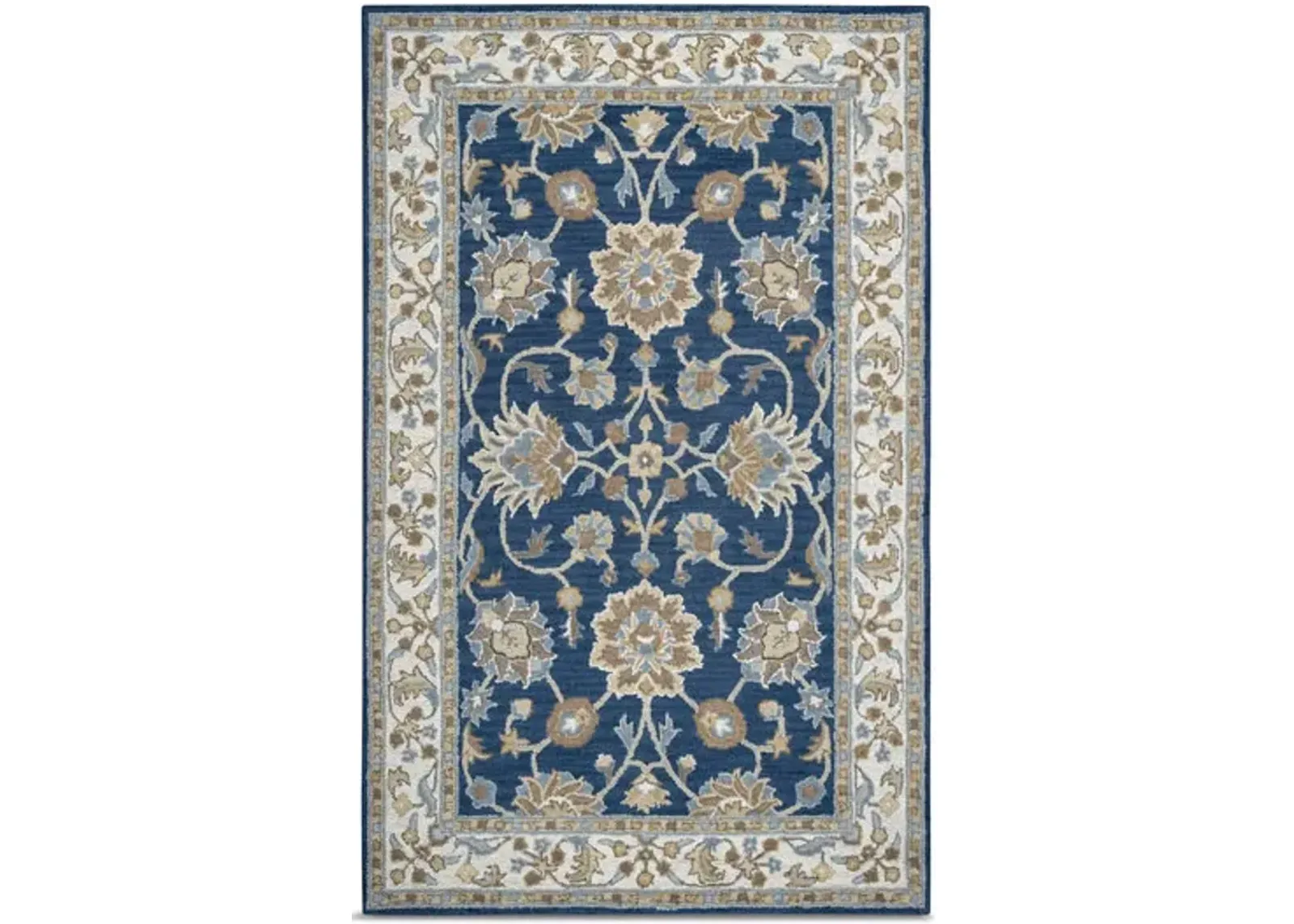 Montane Navy Traditional Area Rug - 6 0  X 9 0 