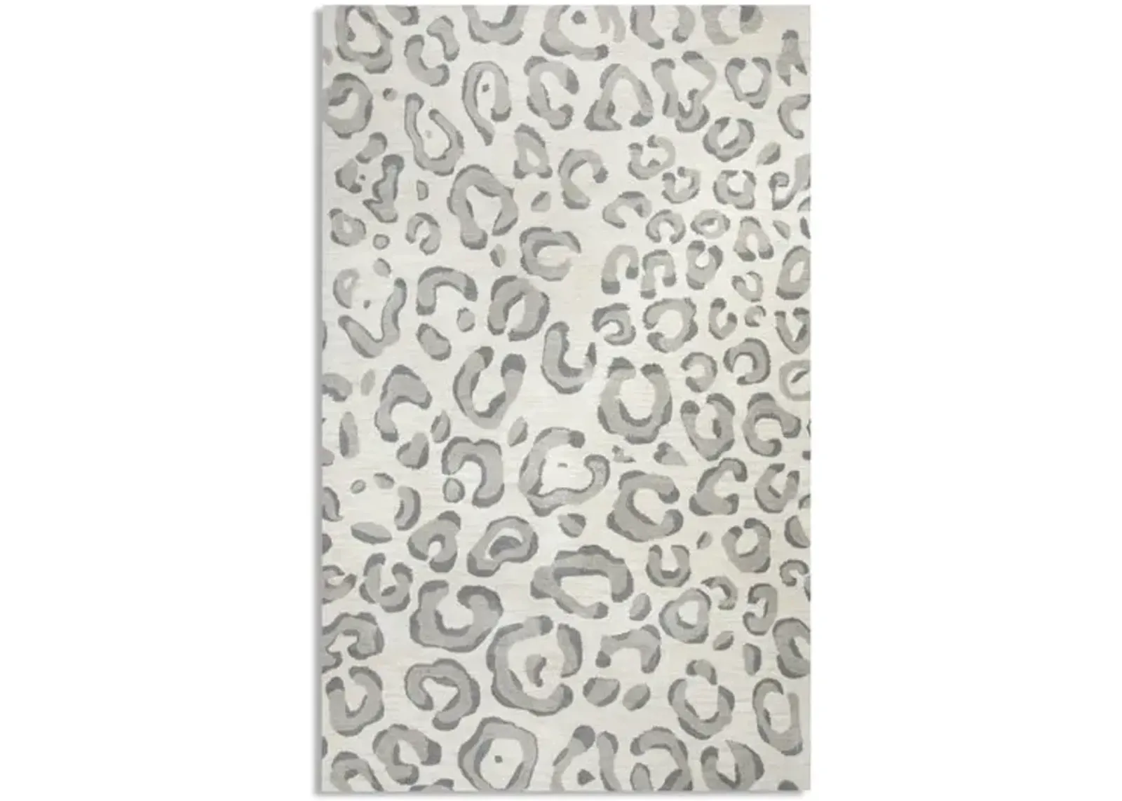 Montane Grey Leopard Area Rug - 6 0  X 9 0 