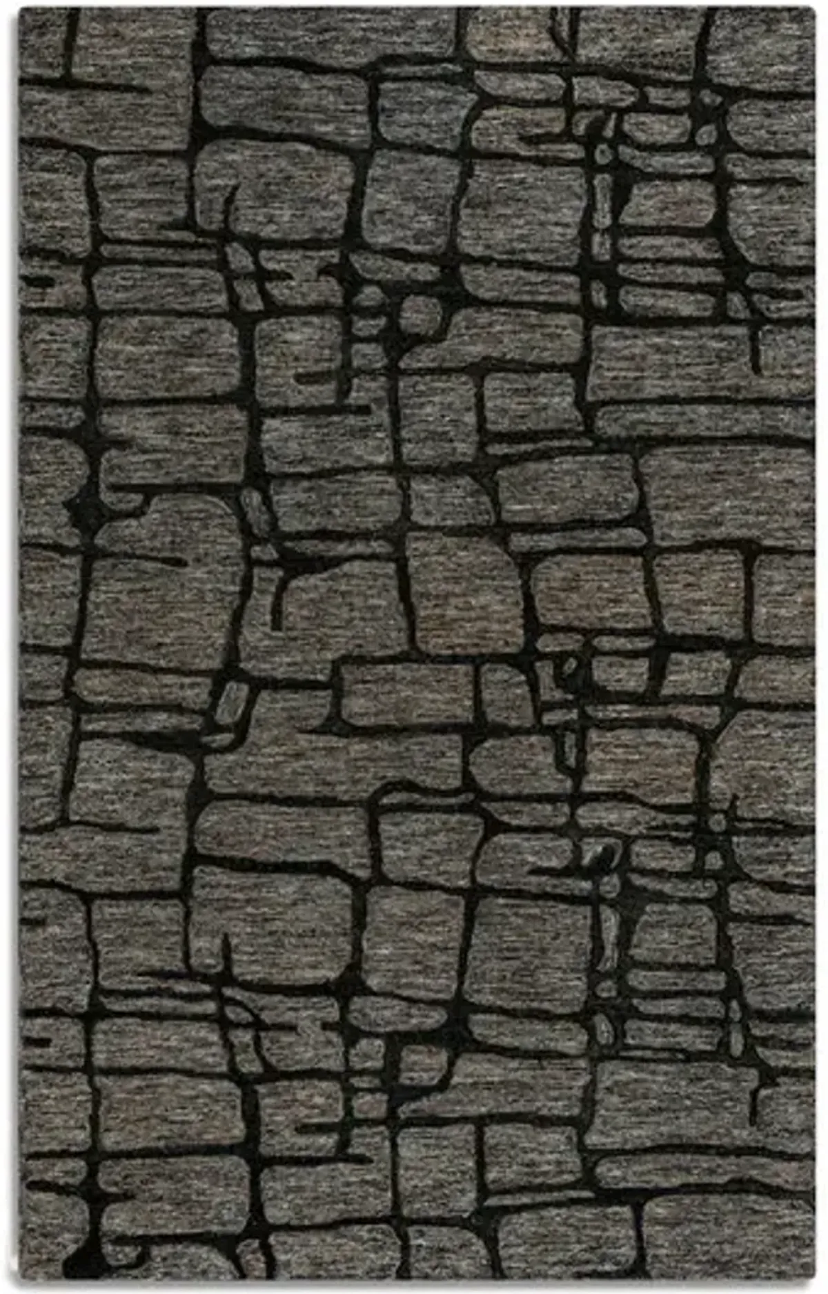 Montane Black Crackle Area Rug - 6 0  X 9 0 