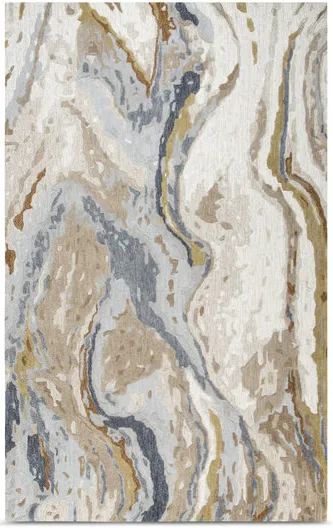 Montane Grey Marble Area Rug - 6 0  X 9 0 