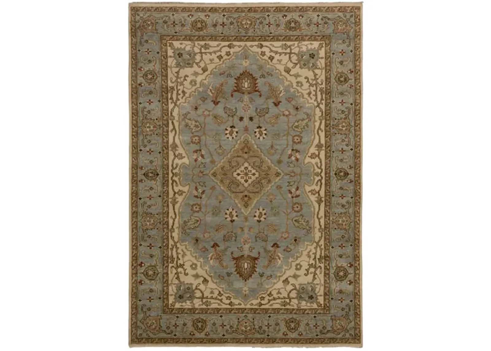 Hand Knotted 6 0  x 8 10  Area Rug