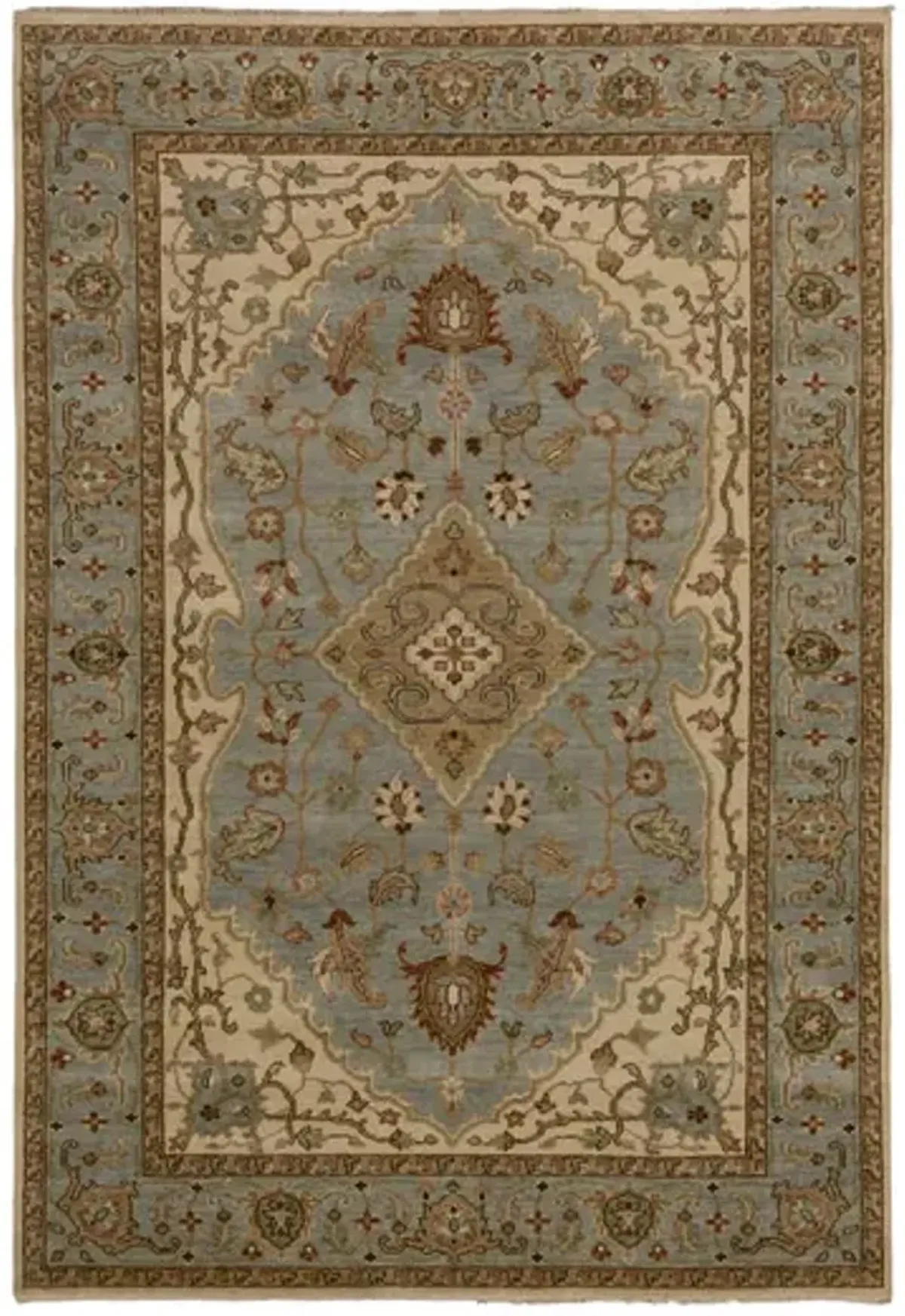 Hand Knotted 6 0  x 8 10  Area Rug