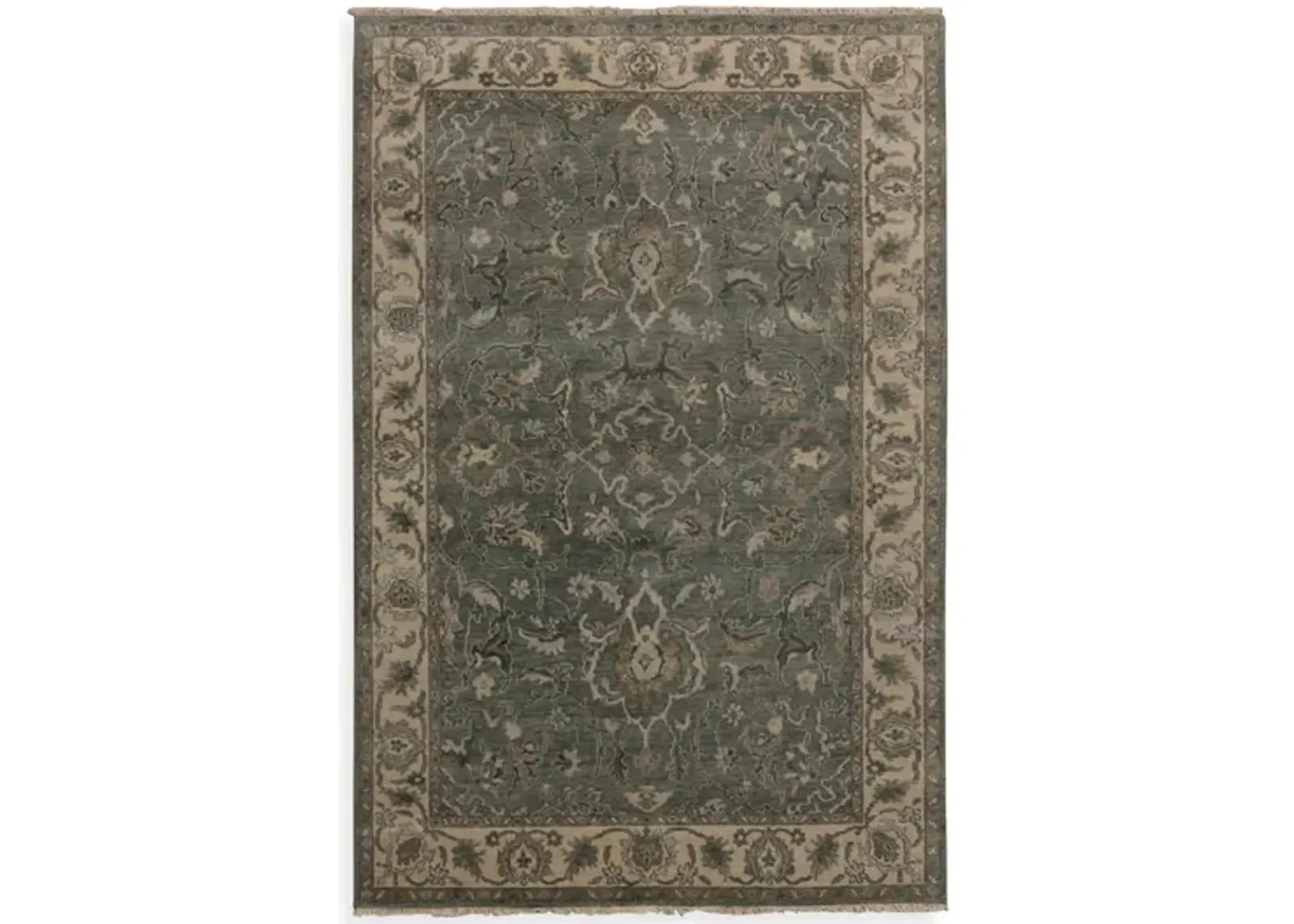 Hand Knotted 5 11  X 8 11  Area Rug