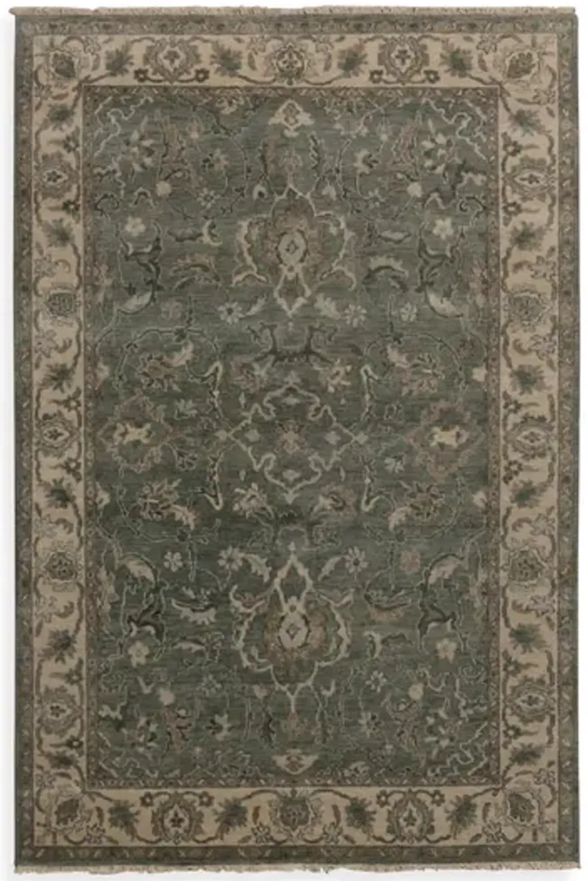 Hand Knotted 5 11  X 8 11  Area Rug