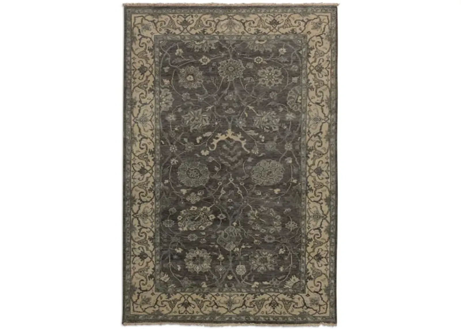 Hand Knotted 6 0  x 8 10  Area Rug