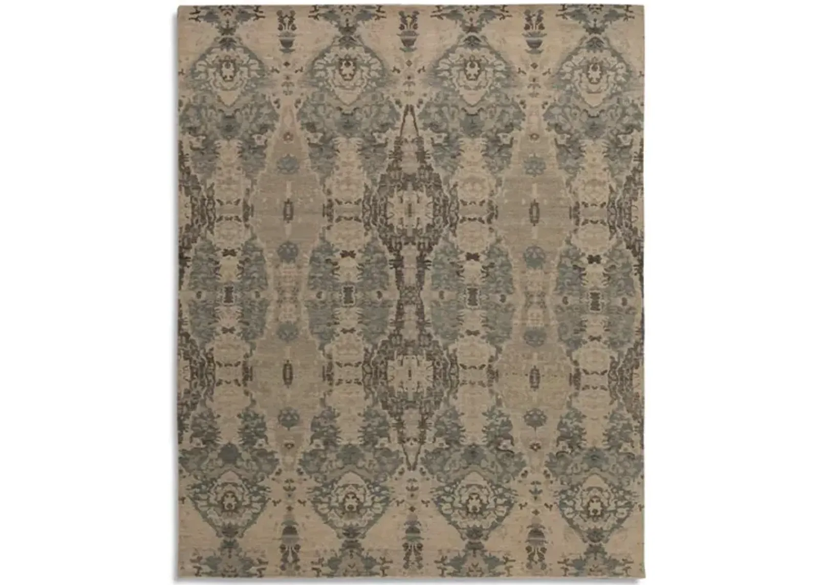 Hand Knotted Aurora 8 0  x 9 11  Area Rug