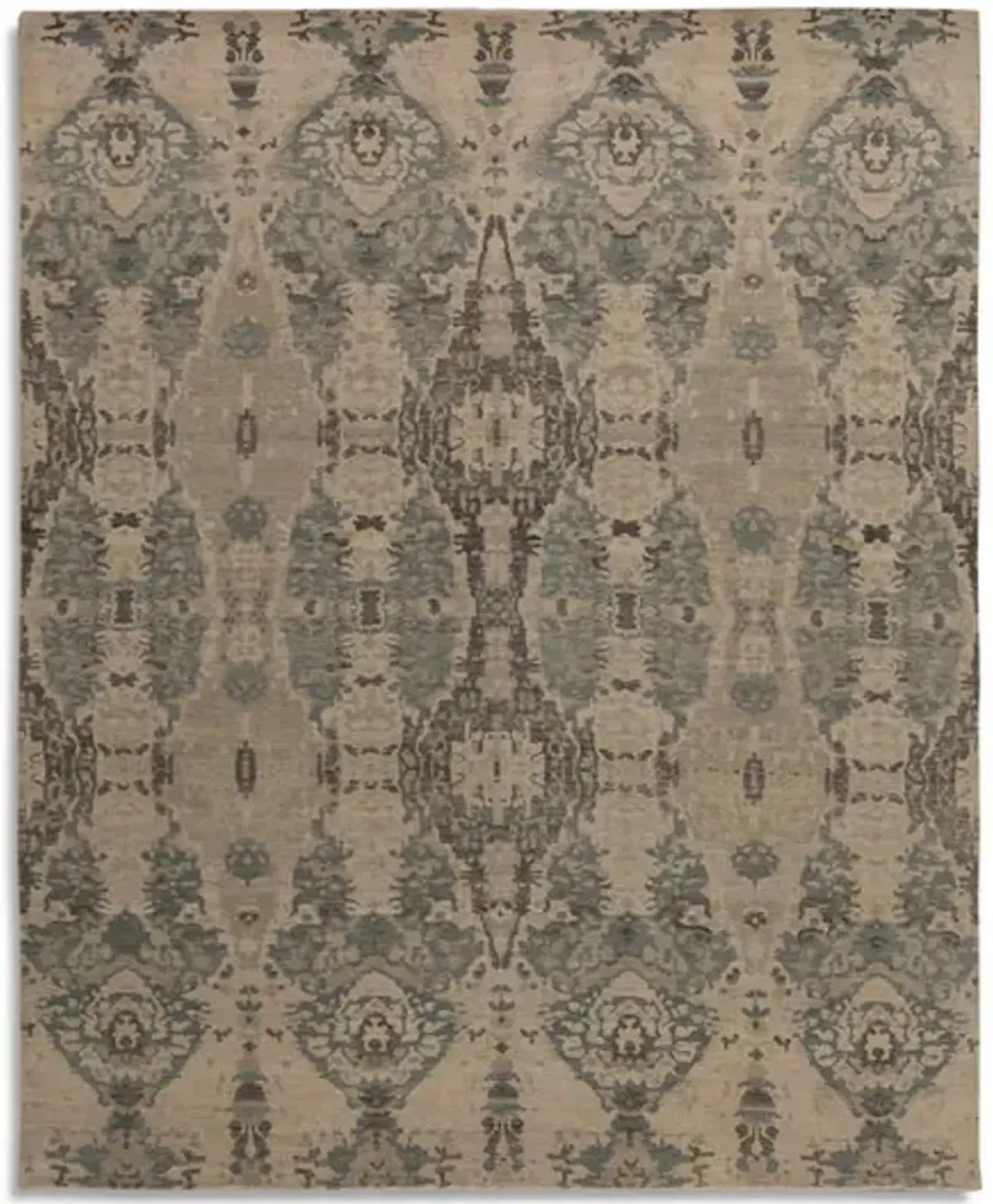 Hand Knotted Aurora 8 0  x 9 11  Area Rug