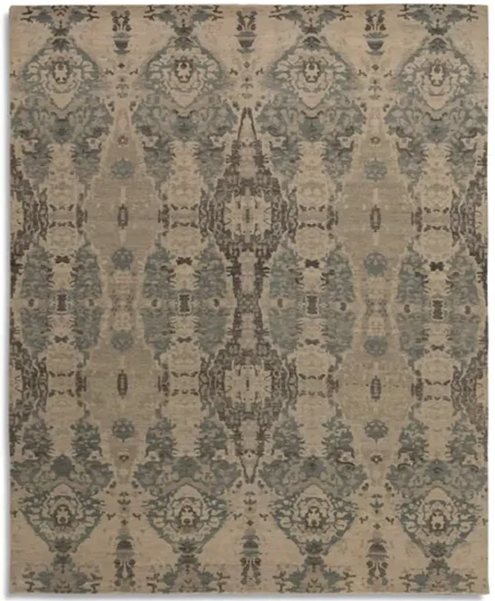 Hand Knotted Aurora 8 0  x 9 11  Area Rug