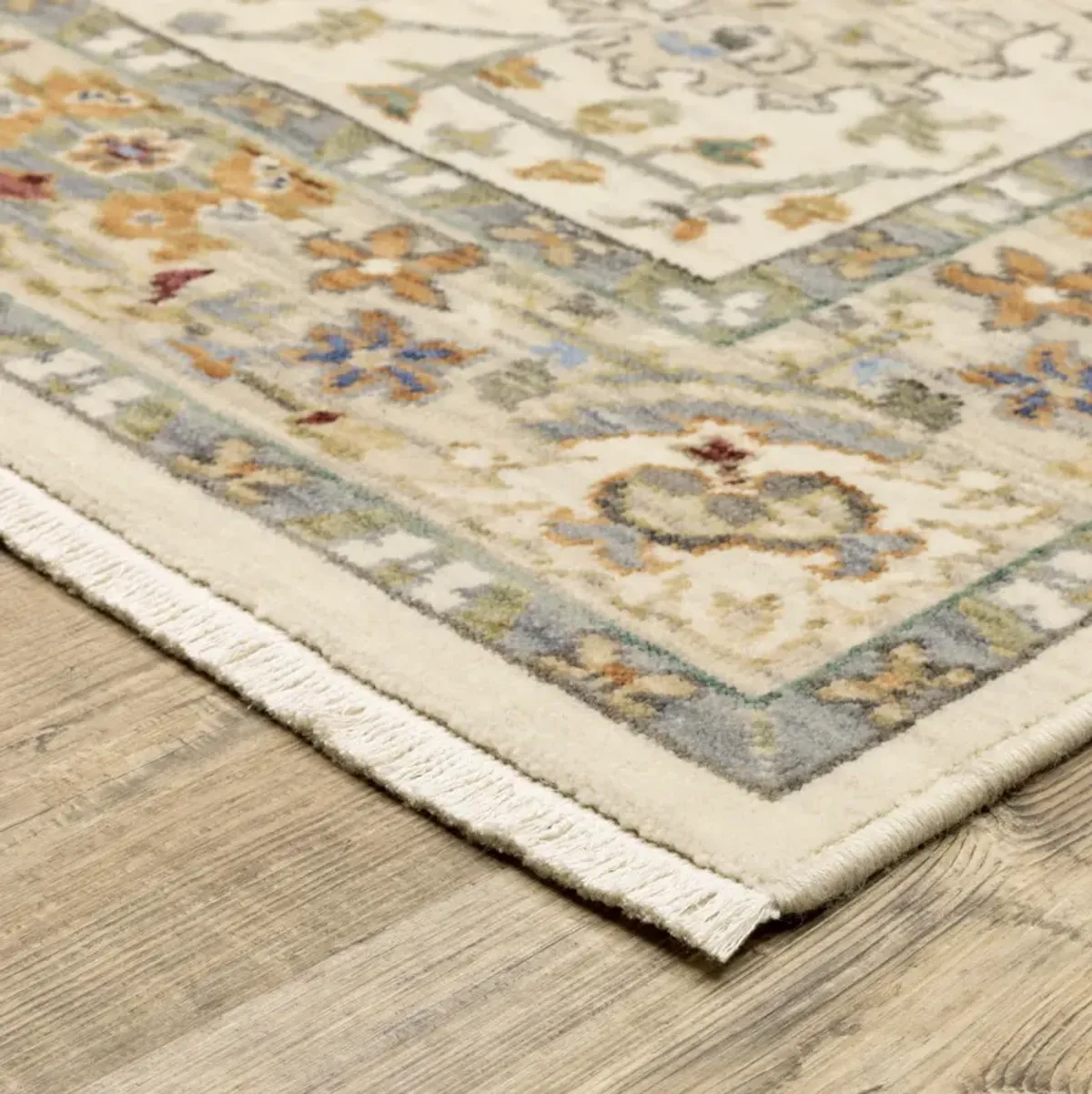 Lucca Ivory Multi 6 7  x 9 6  Area Rug