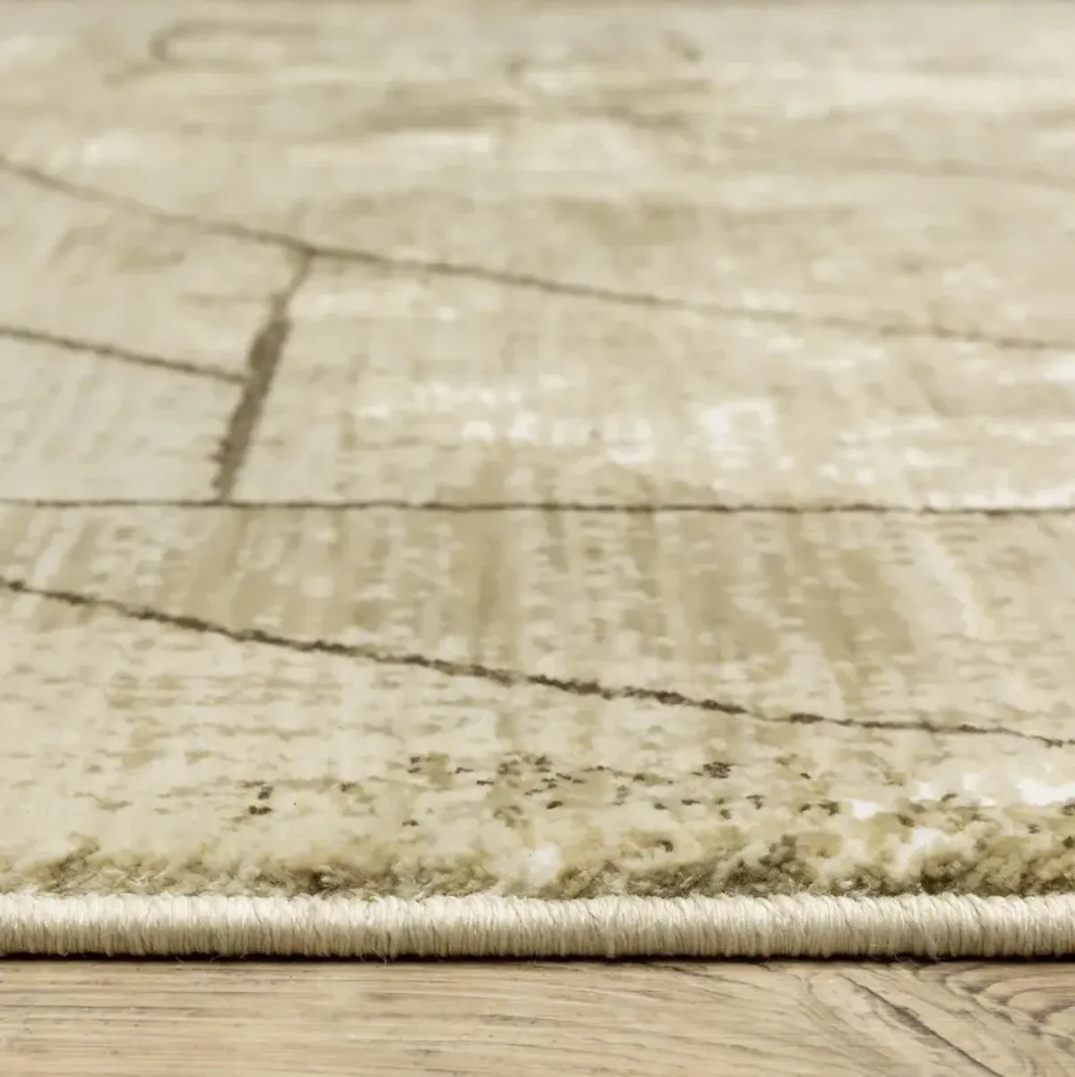 Reed Beige Brown 6 7  X 9 6  Area Rug