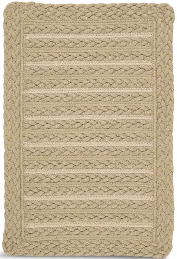 Hammock Braid Camel 7 0  x 9 0  Area Rug