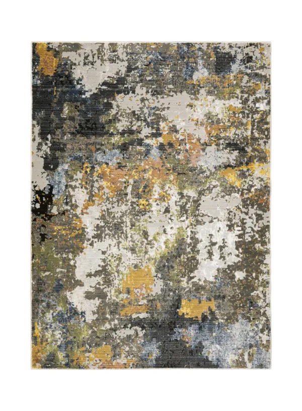 Caravan Beige Multi - 6 7  x 9 6  Area Rug
