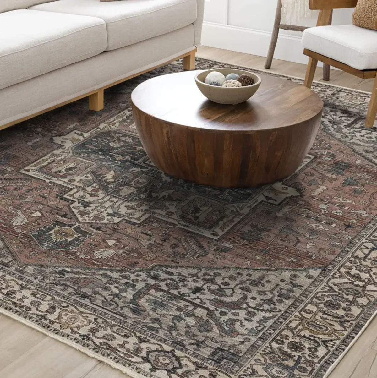 Echo Angelino Purda Area Rug - 6 7  X 9 6  