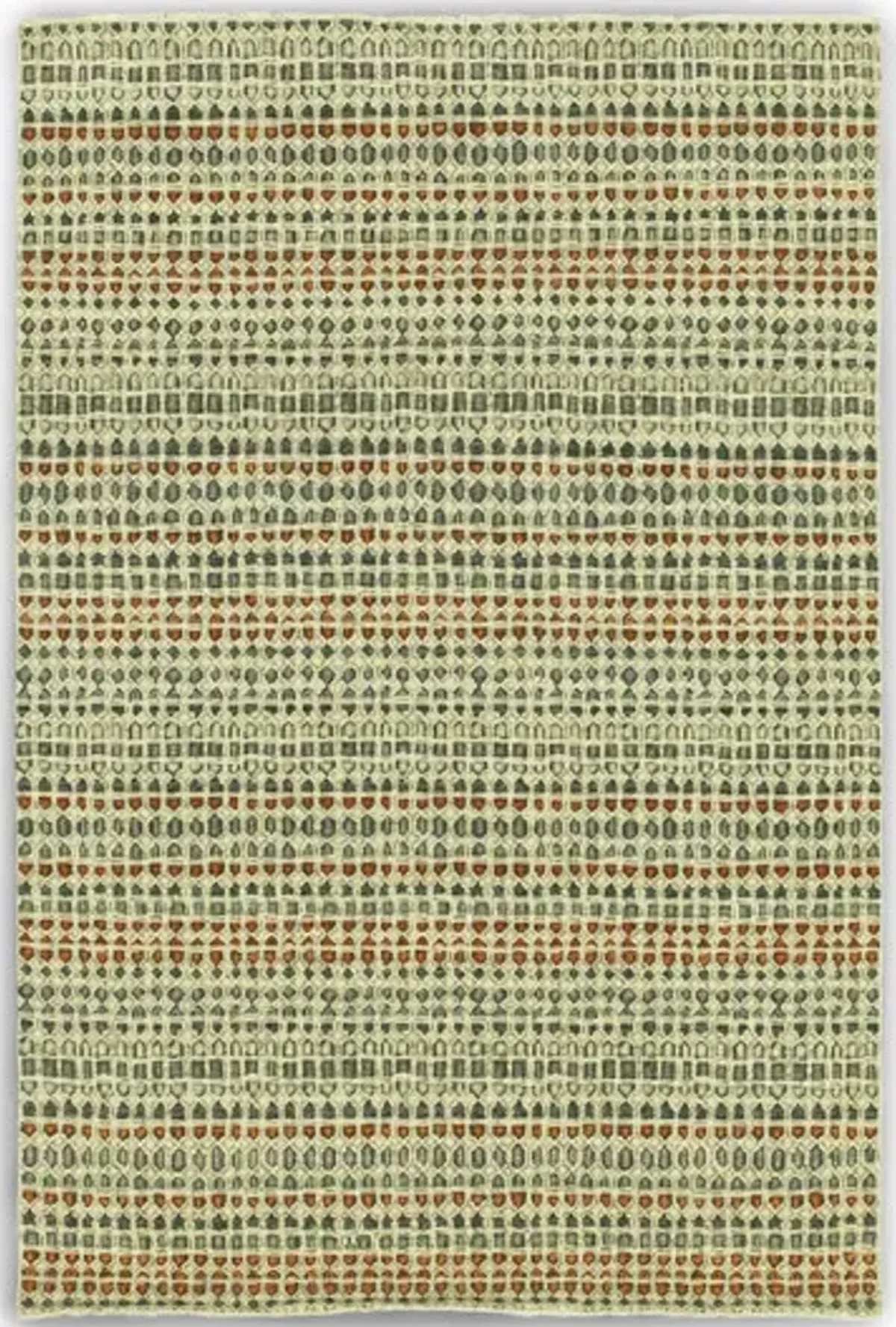 Hand Knotted Area Rug - 6 0  x 9 0 