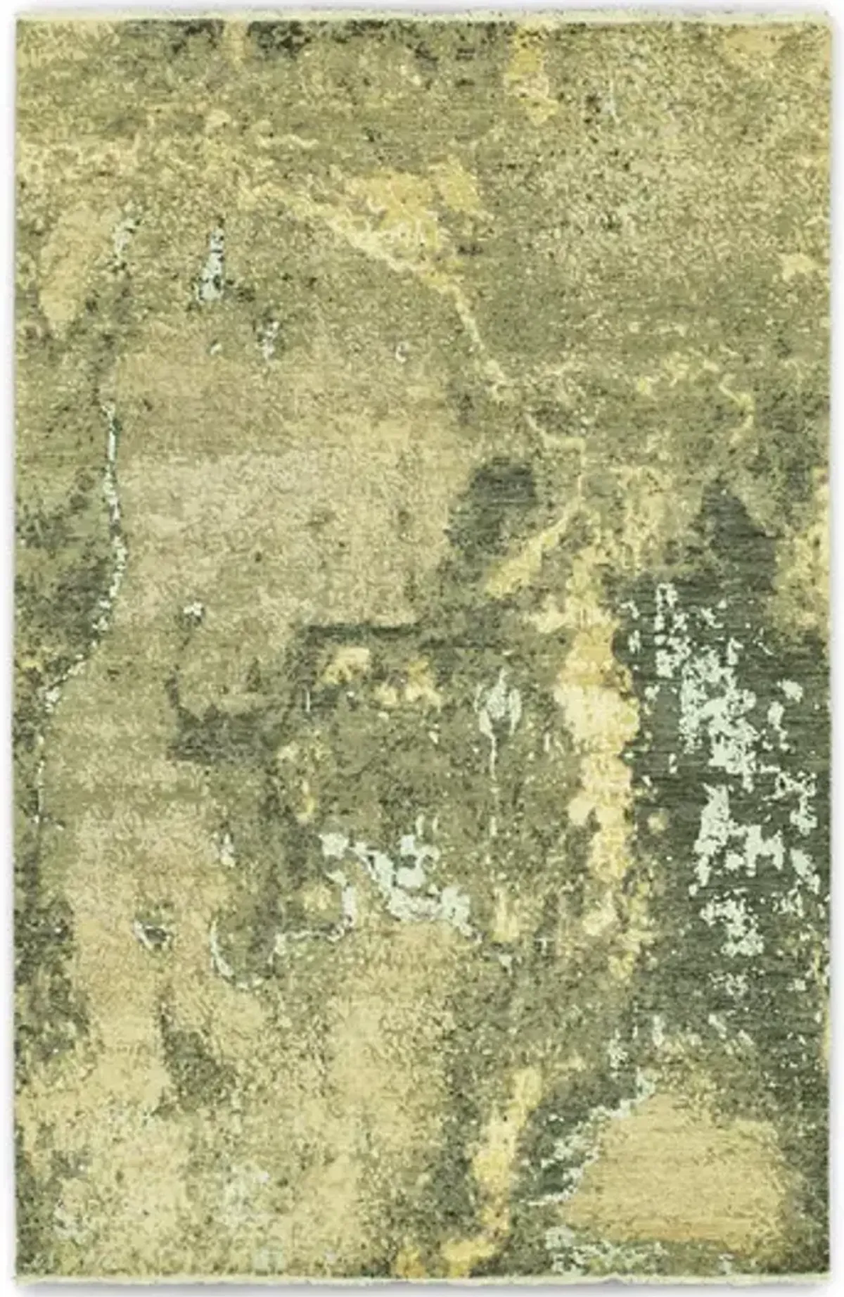 Hand Knotted Area Rug - 6 0  X 9 1 