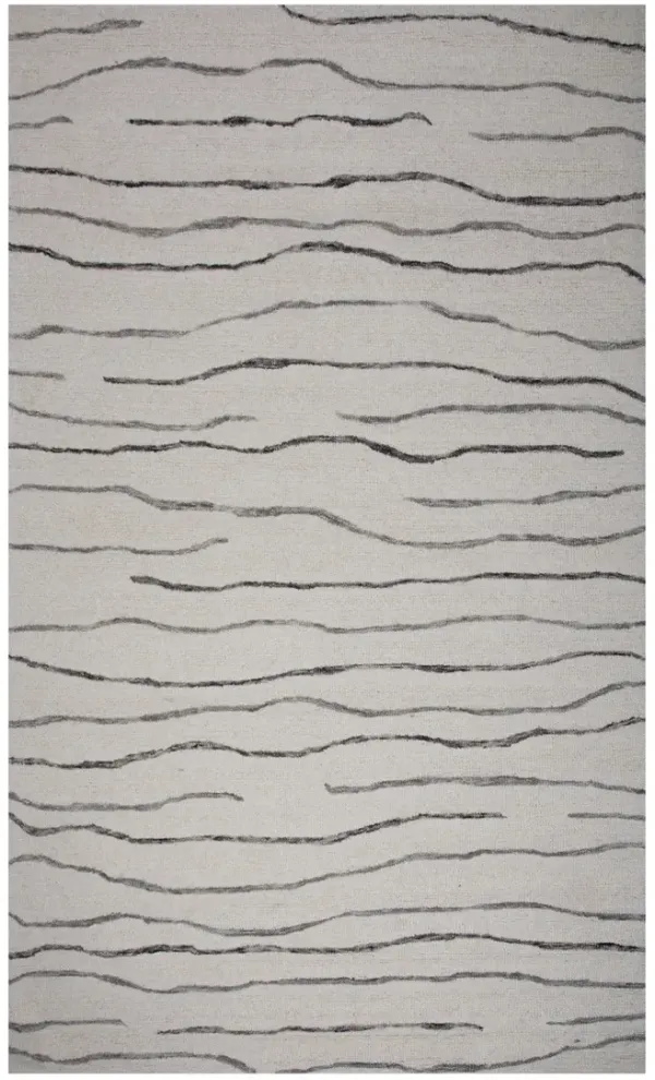 Montane 2 Squiggle Ivory Area Rug - 6 0  X 9 0