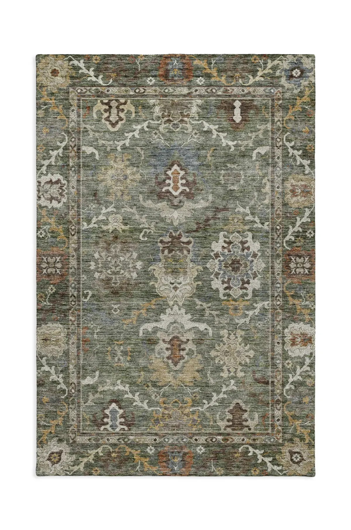 Silk Road Basil Washable Area Rug - 6 6  X 9 6 
