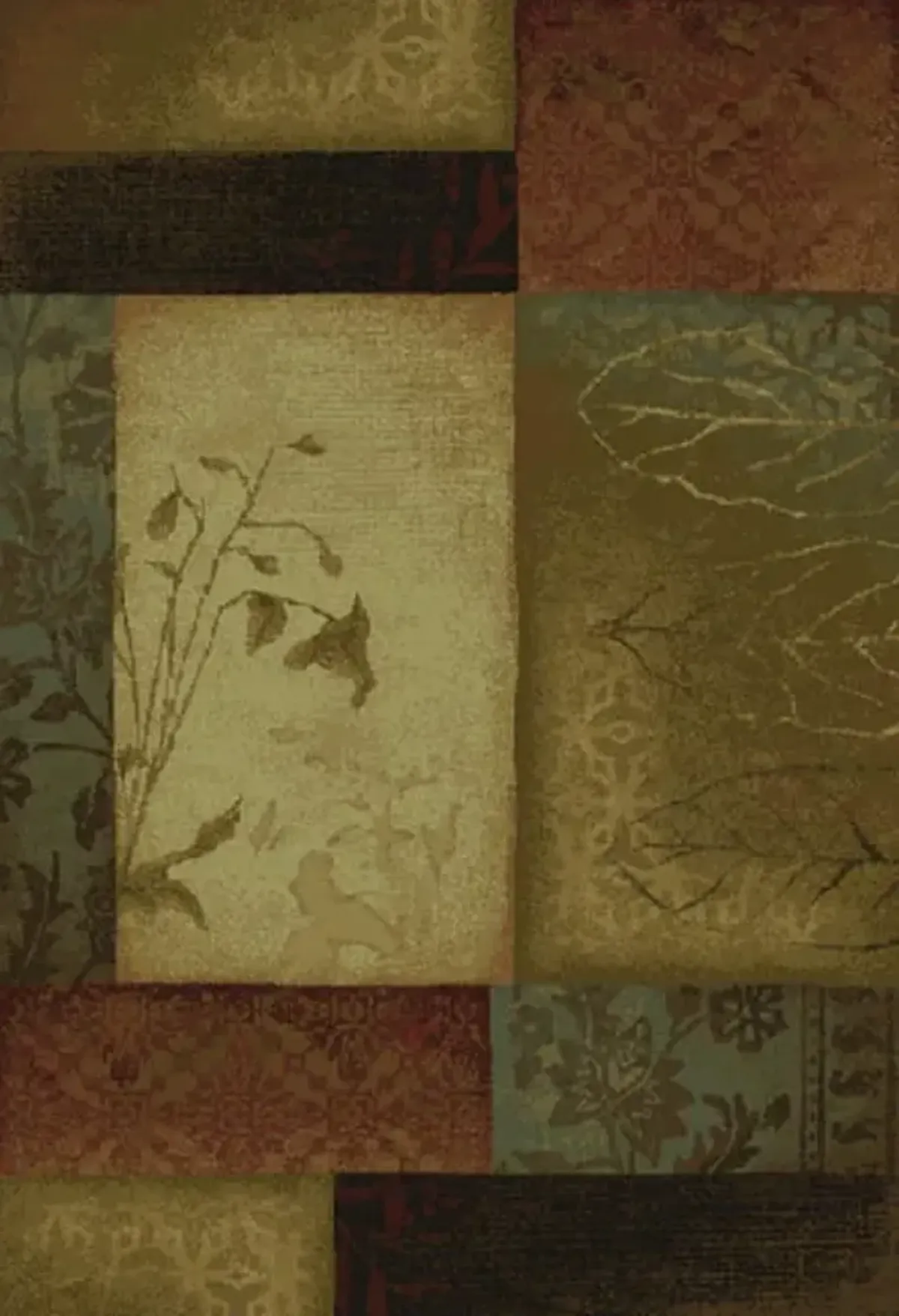 Hudson Brown Area Rug - 6 7  X 9 6  