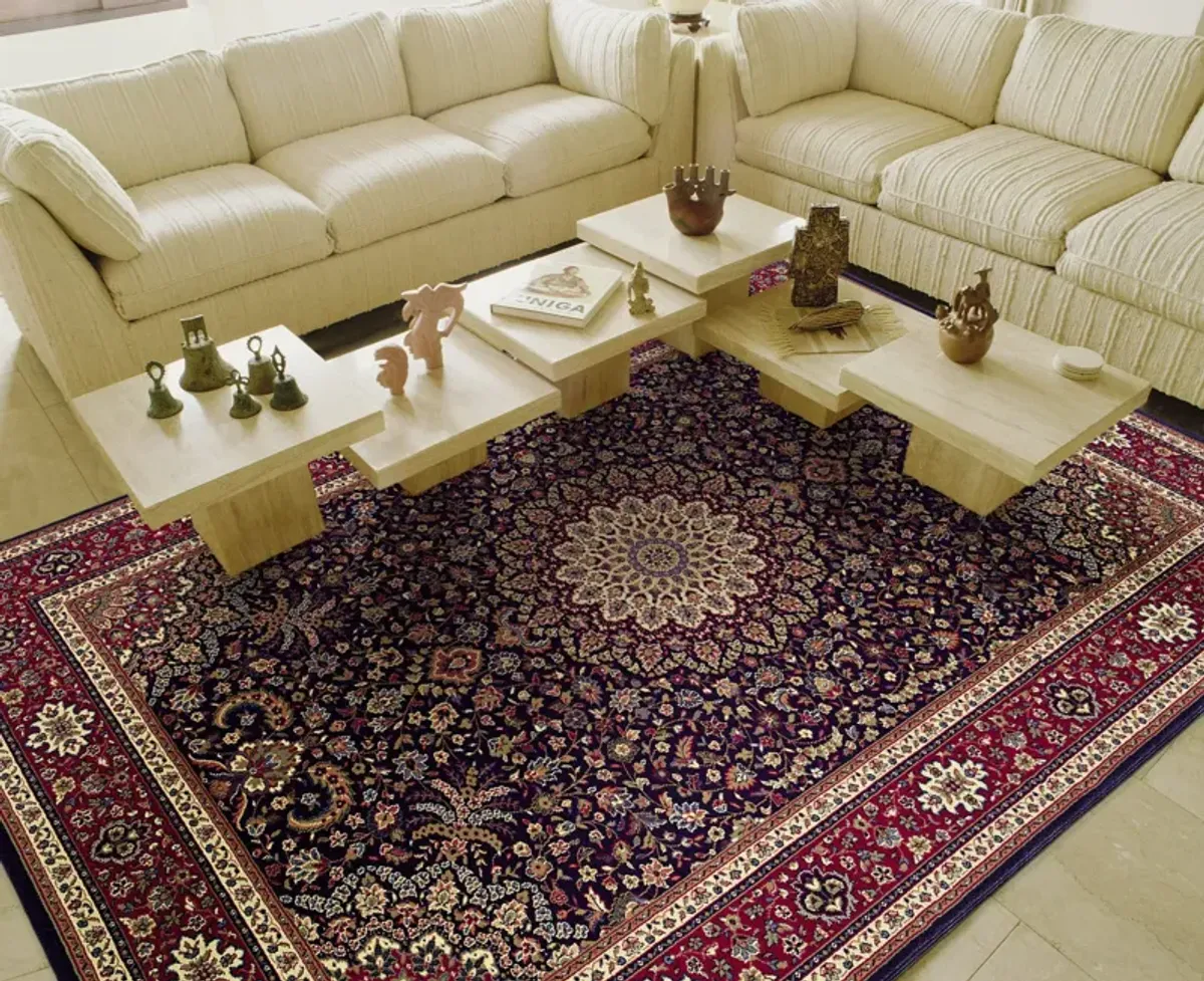  Ariana Blue Area Rug Square - 8 0  x 8 0  