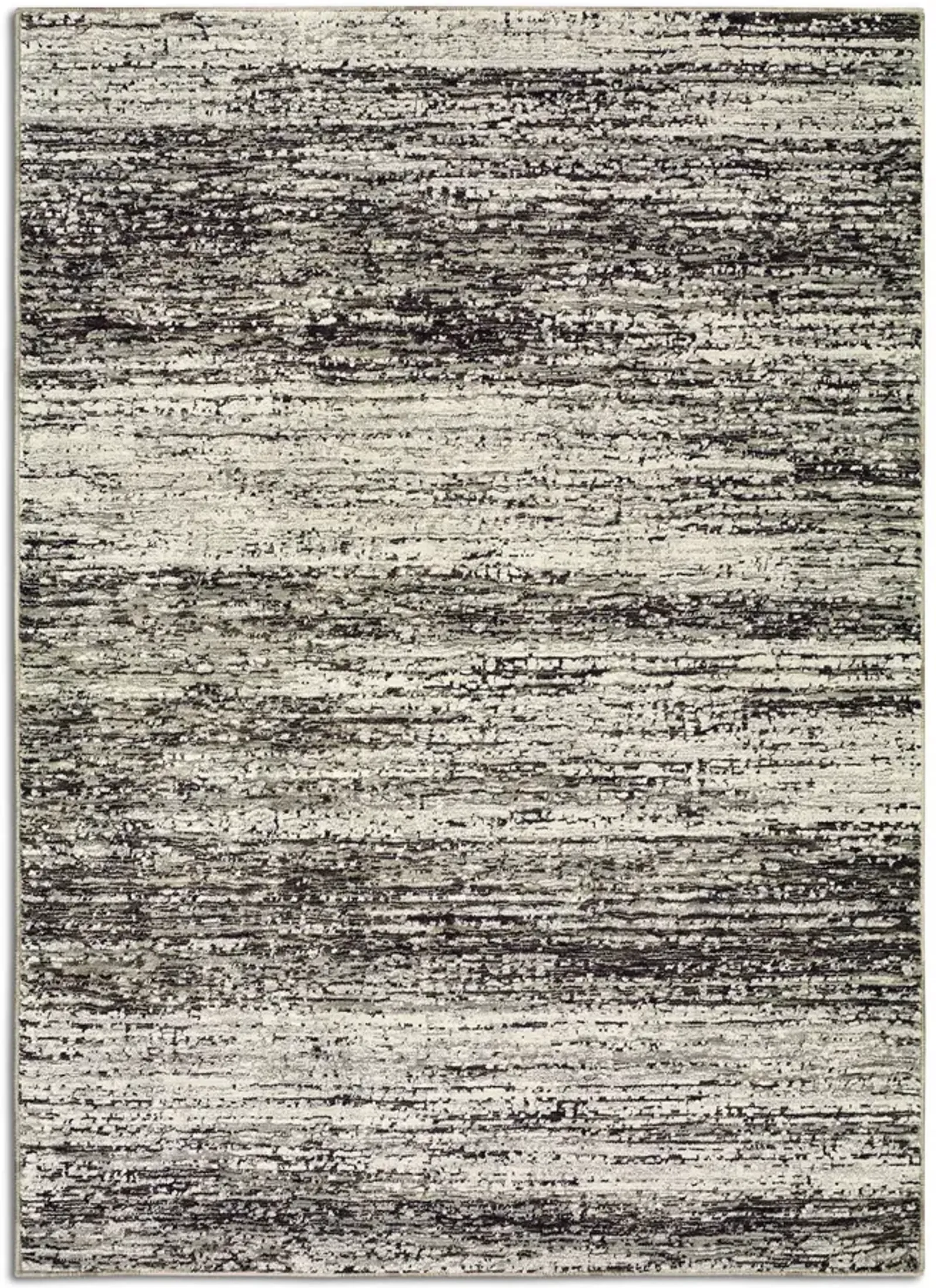 Atlas Striation Gray Area Rug - 7 10  Round