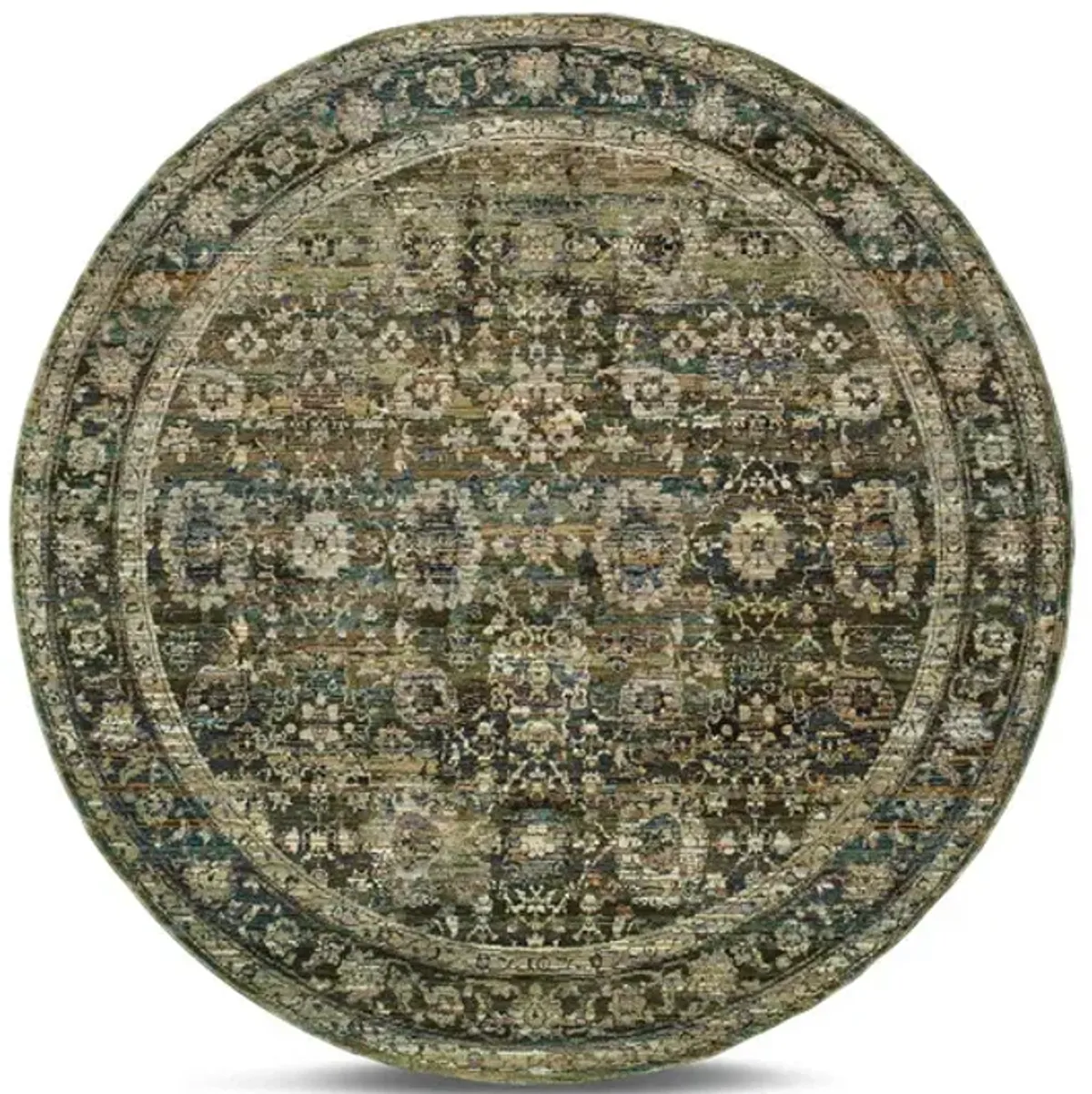 Andorra Grey Area Rug - 7 10  Round