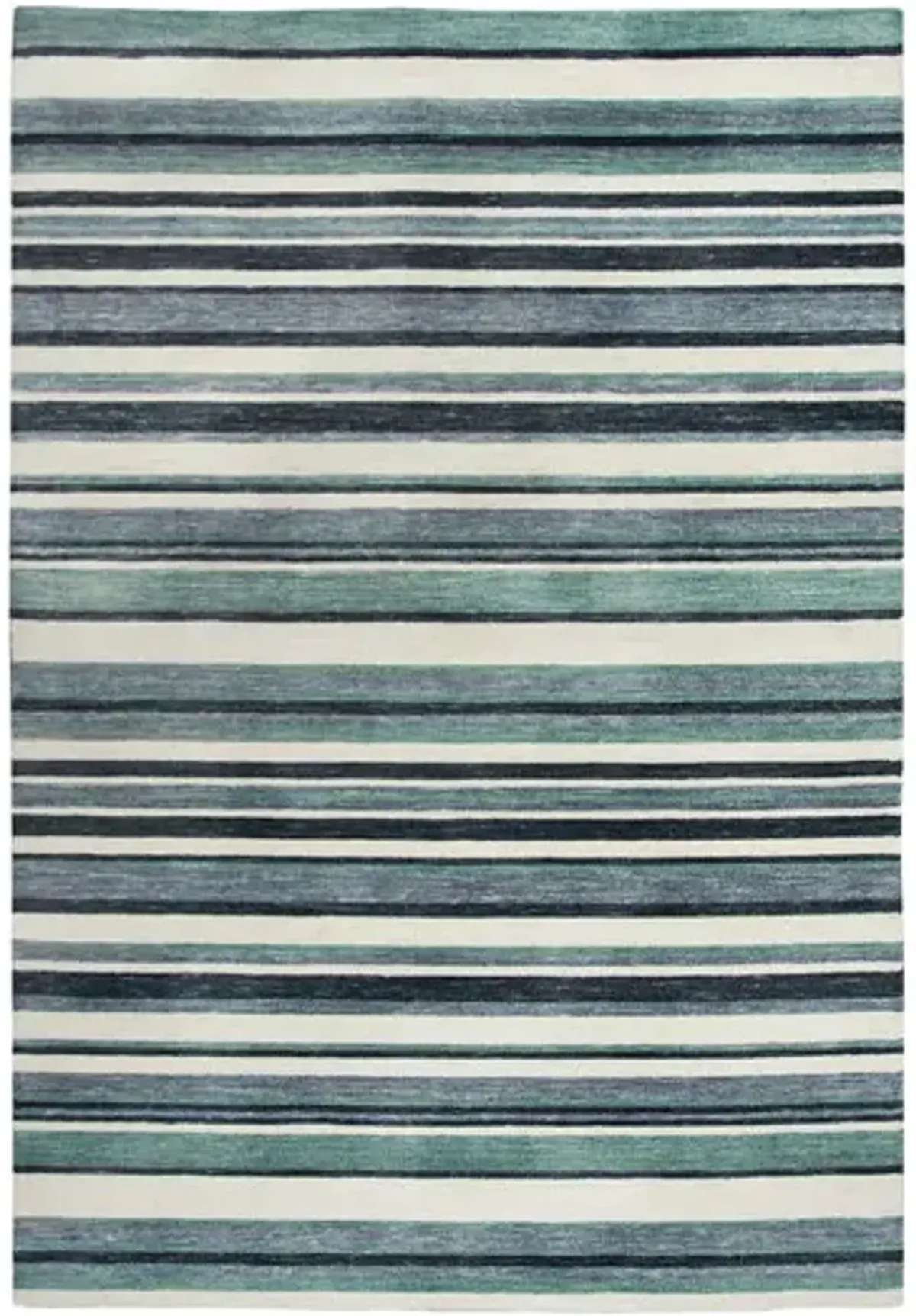 Villa Aqua Grey Area Rug - 2 6  X 8 0