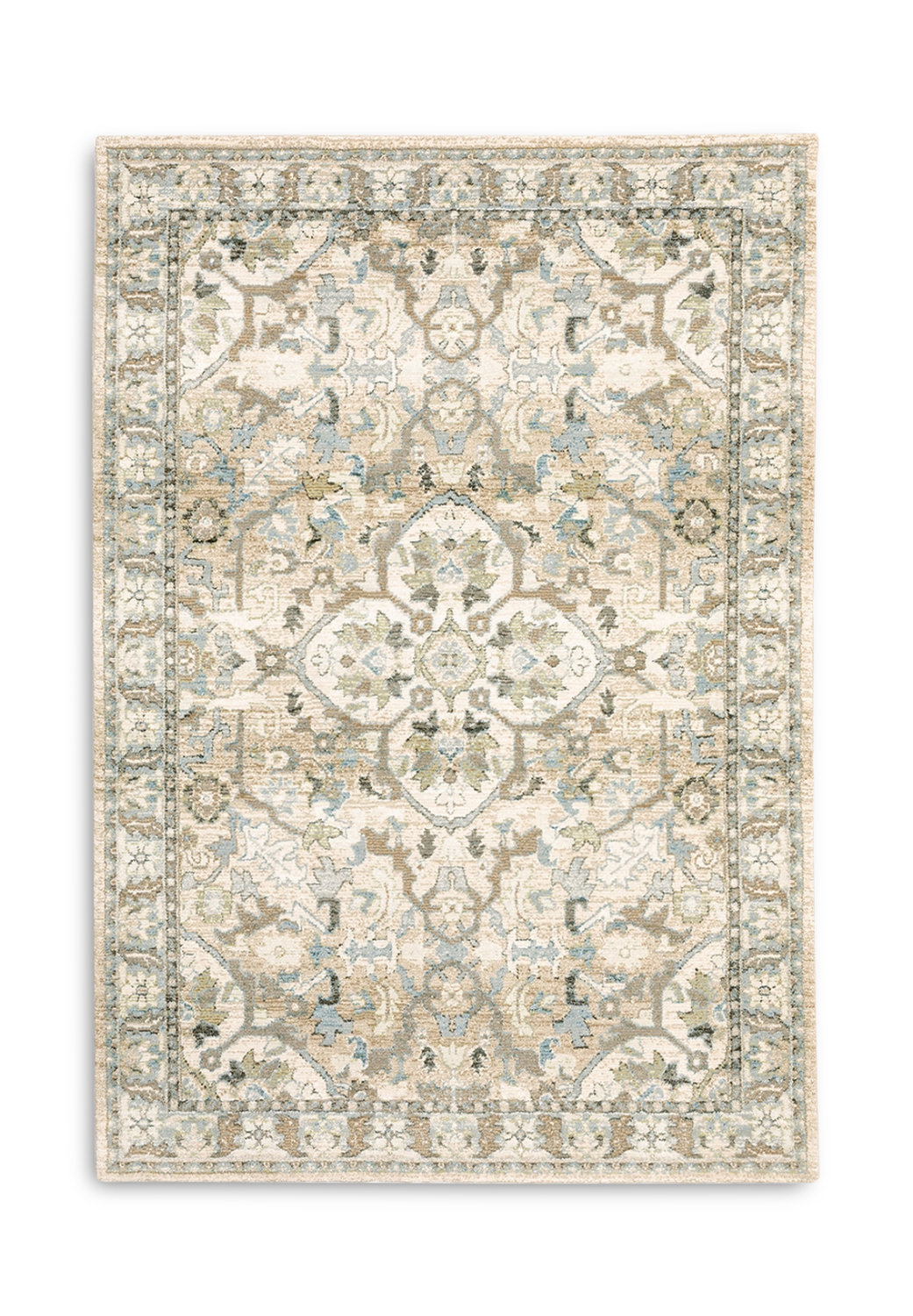 Andorra Ancanthus Area Rug - 7 10  Round