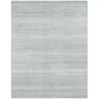 Indore Blue Silver Area Rug Round - 8 0  x 8 0 