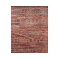 Kolkata Red Mix Hand Knotted Area Rug - 6 0  Round