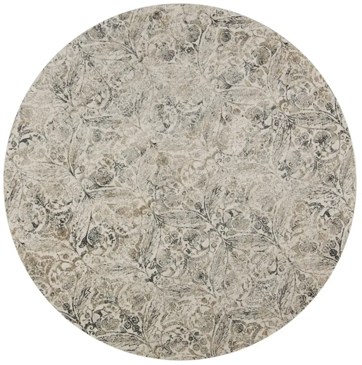 Generations Ivory Grey Maison Area Rug - 7  Round