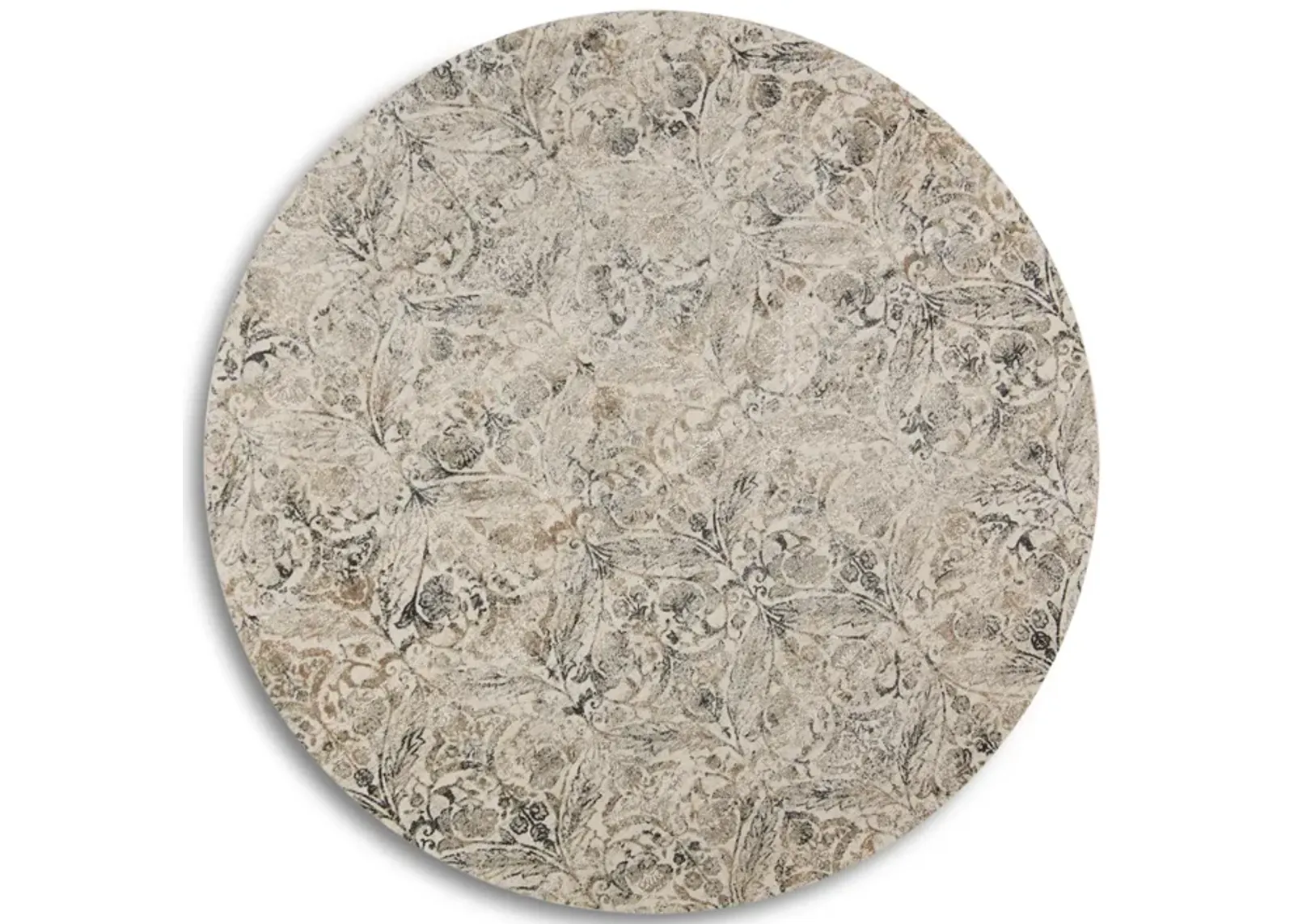 Generations Ivory Grey Maison Area Rug - 7  Round