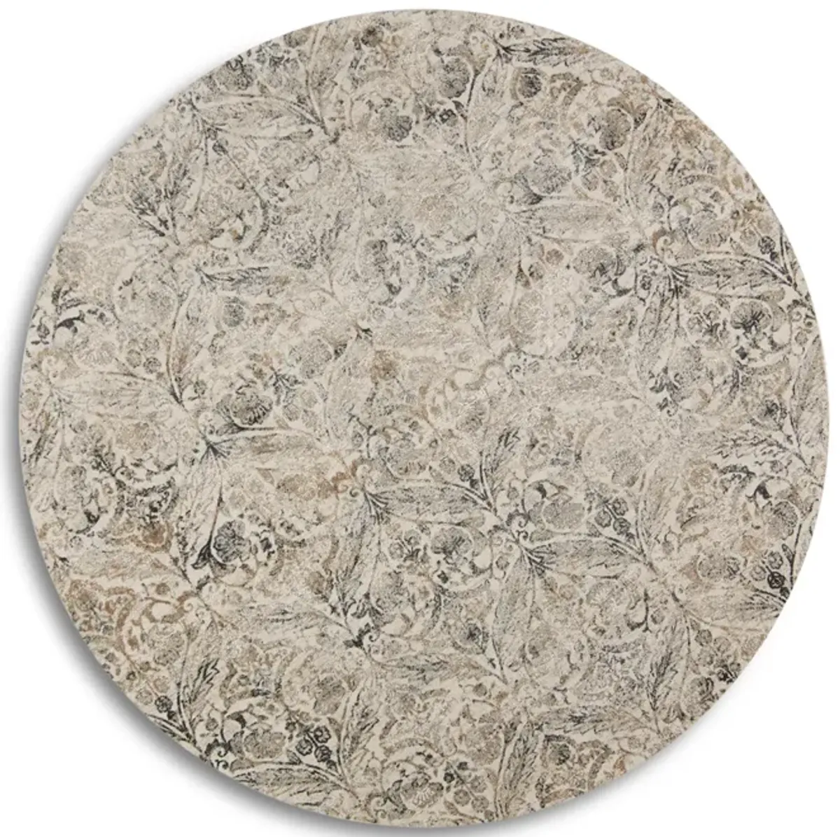 Generations Ivory Grey Maison Area Rug - 7  Round