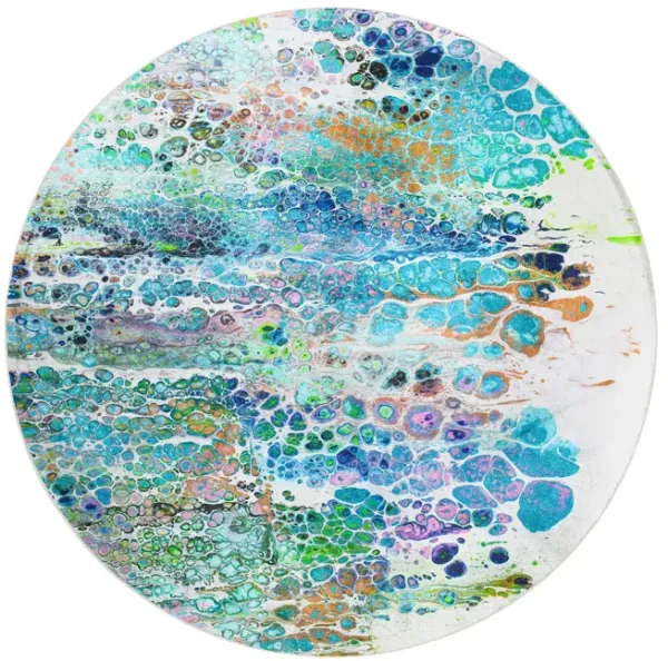 Kikiamo Twilight 8 0  Round Area Rug