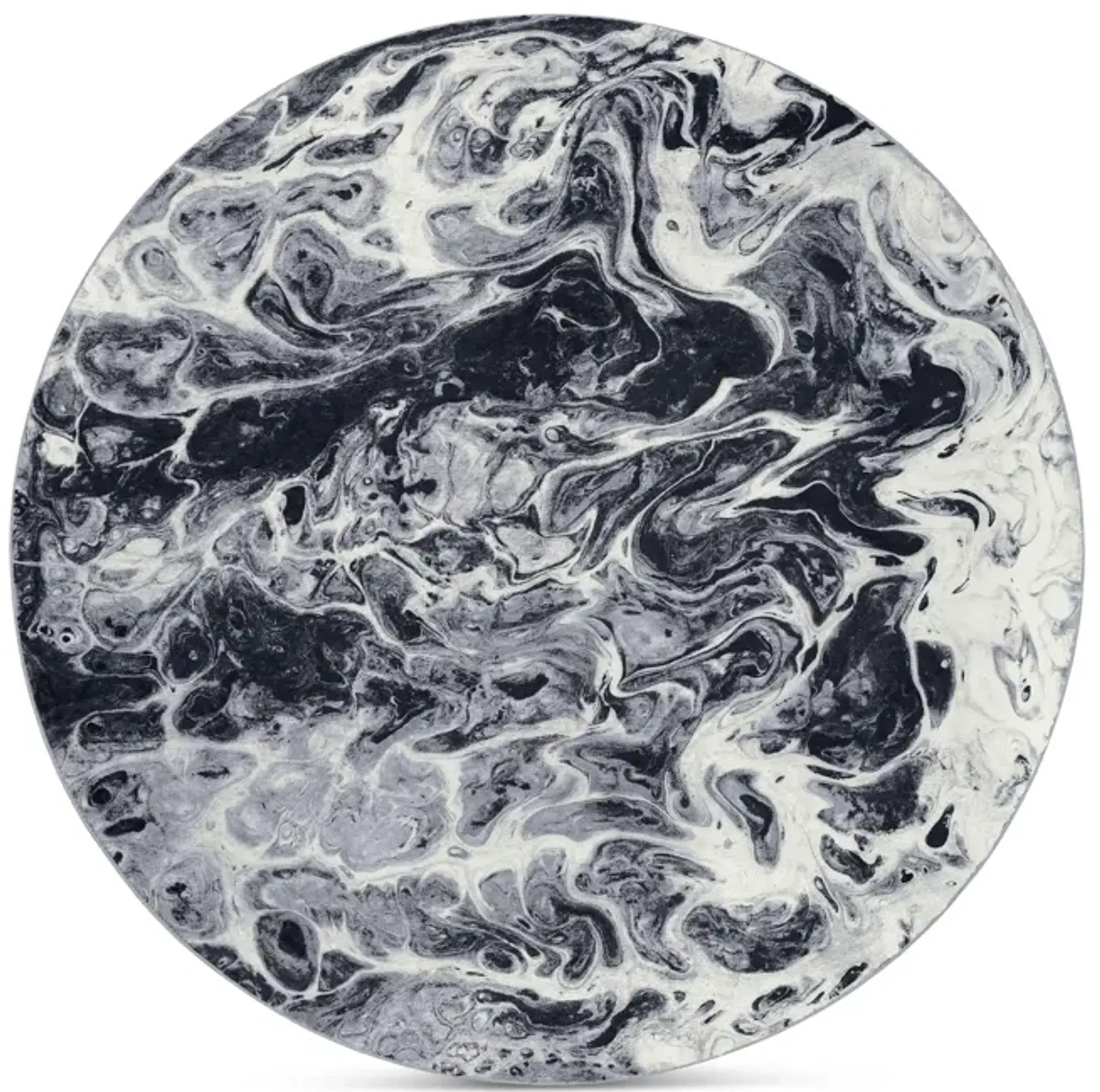 Kikiamo Marble 8 0  x 8 0  Round Area Rug