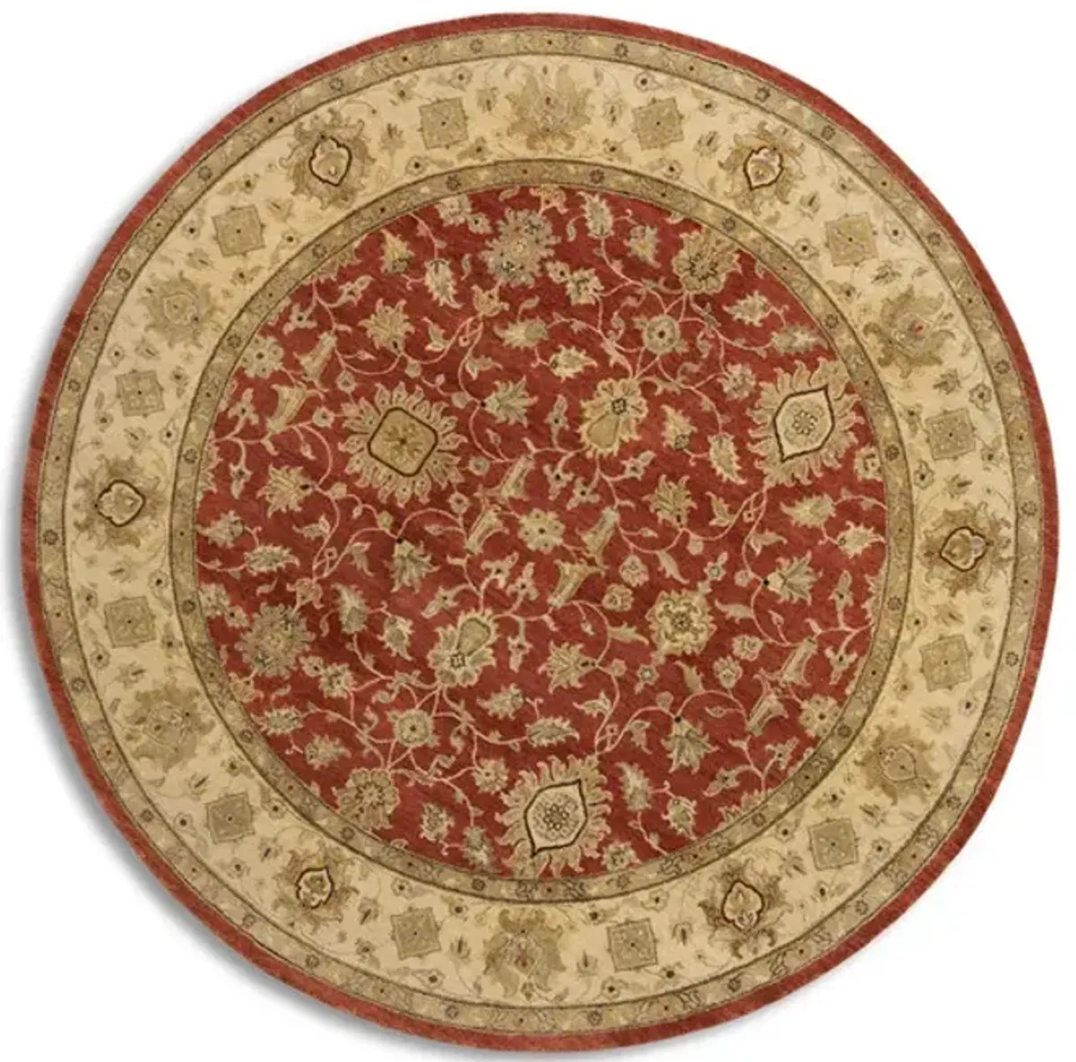 Hand Knotted 8 0  x 8 0  Round Area Rug