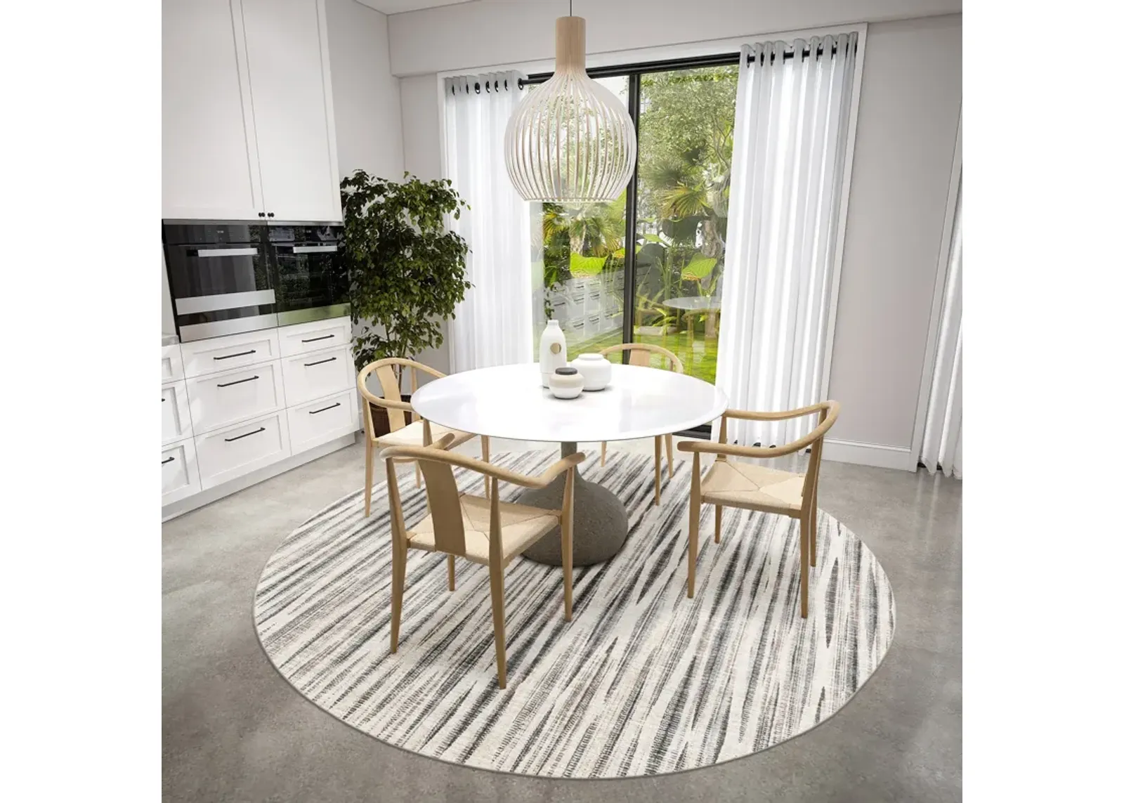 Urban Amador Ivory Area Rug - 8 0  x 8 0   