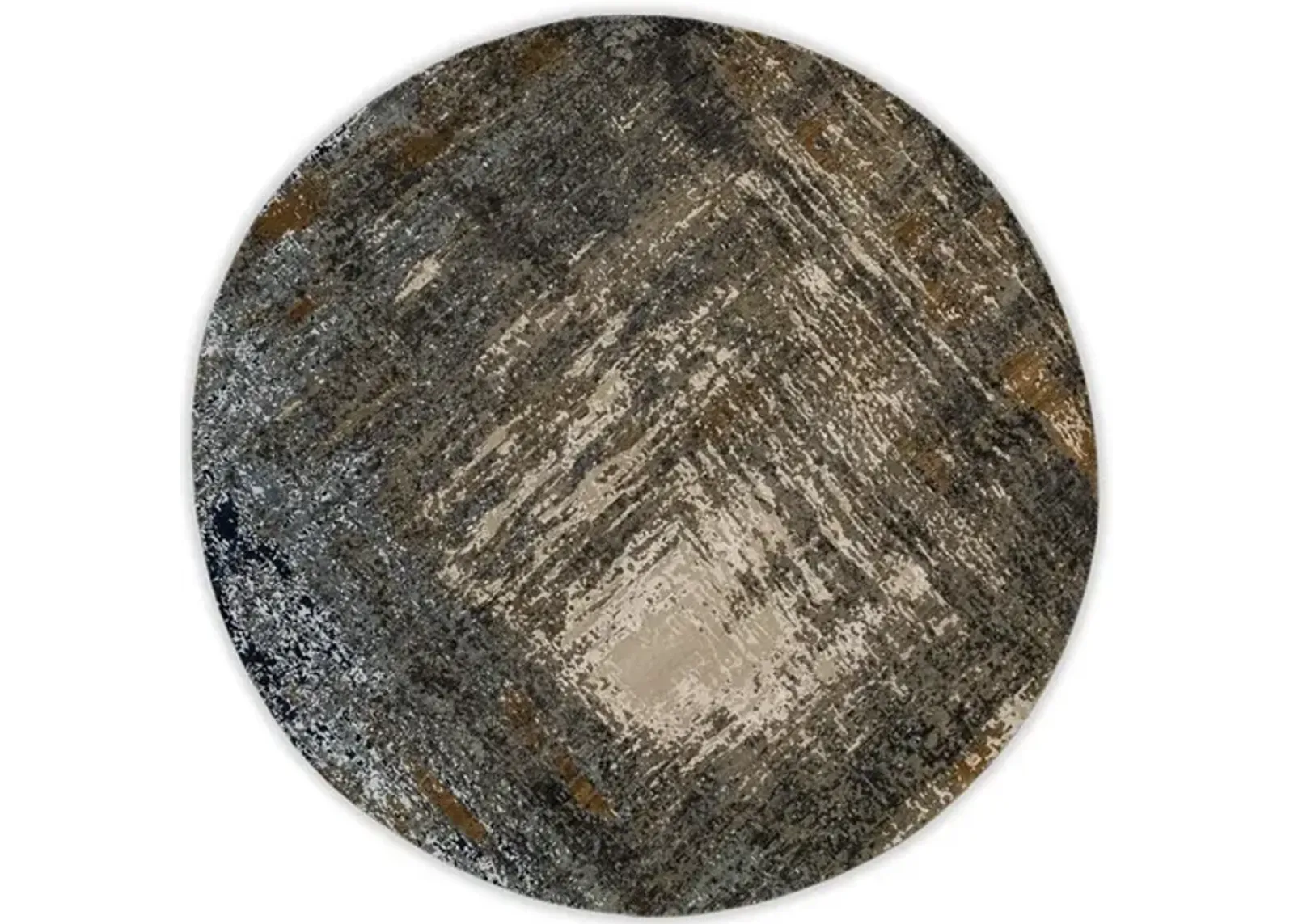 Galaxy Hand Knotted 8 0  x 8 1  Round Area Rug