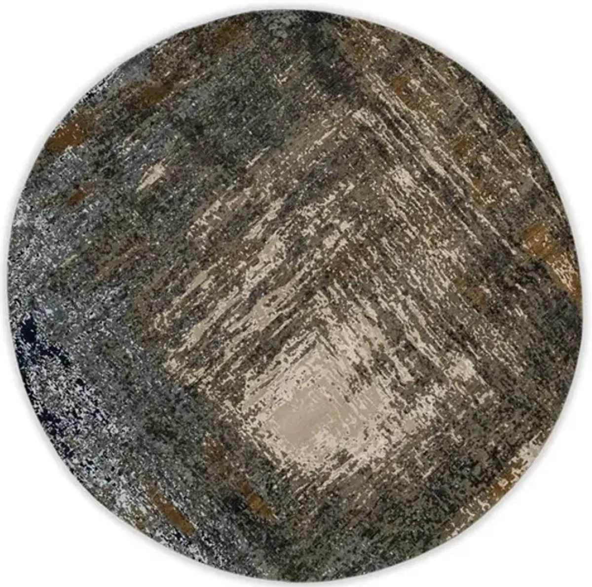 Galaxy Hand Knotted 8 0  x 8 1  Round Area Rug